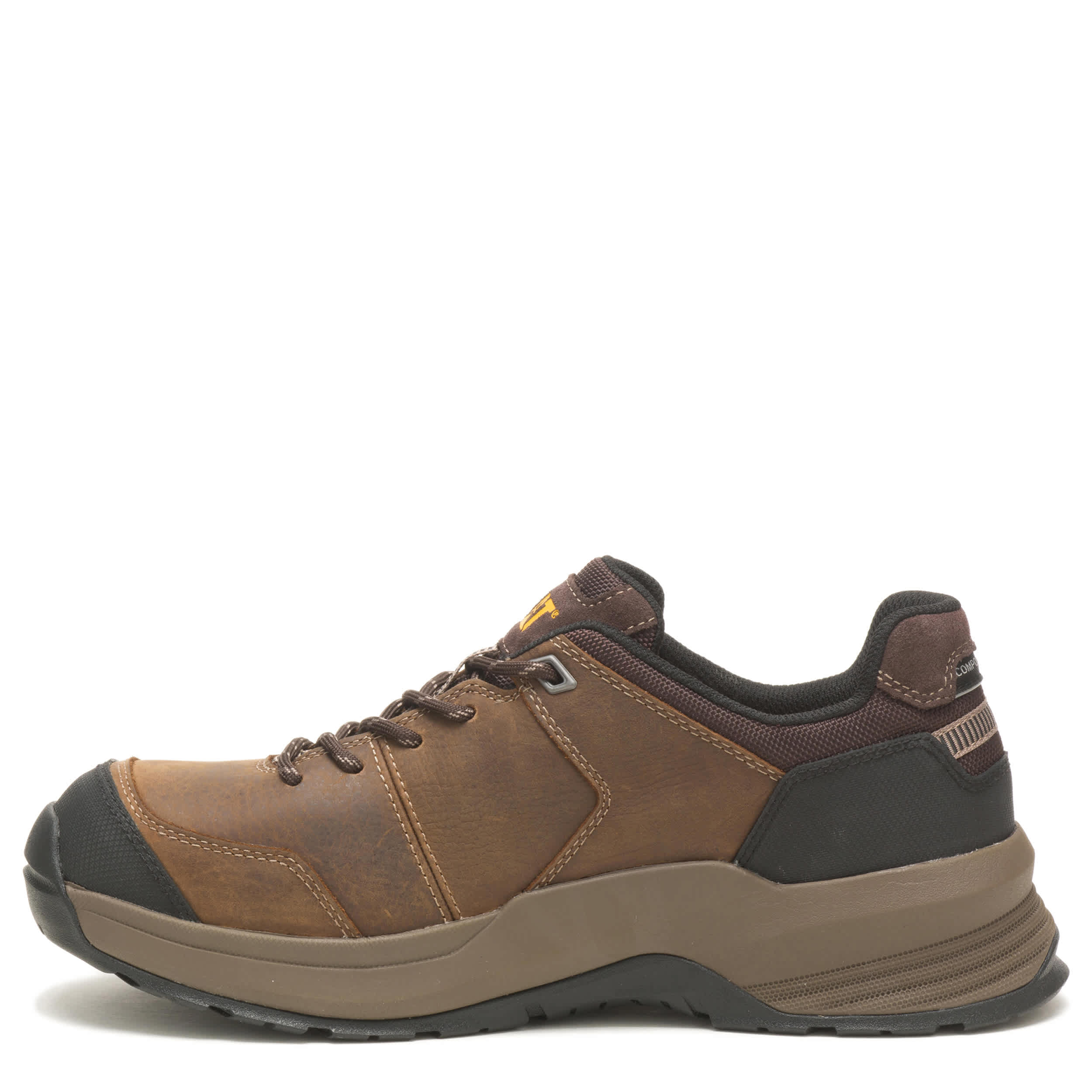 CATERPILLAR-MENS STREAMLINE 2.0 COMPOSITE TOE WORK SHOE-BROWN & 