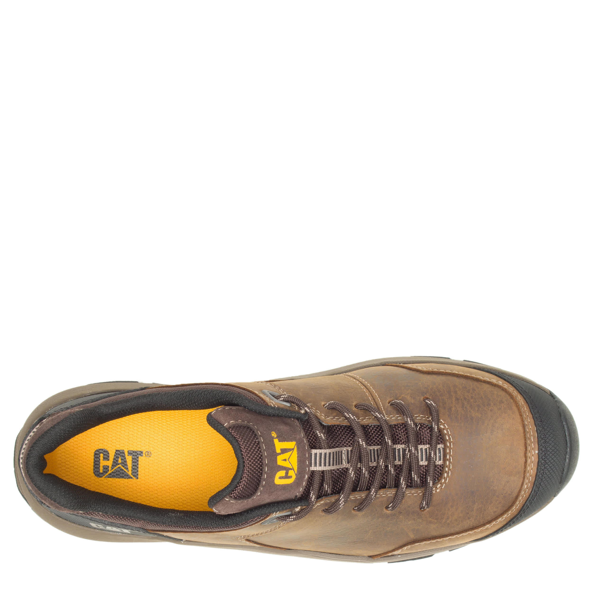 CATERPILLAR-MENS STREAMLINE 2.0 COMPOSITE TOE WORK SHOE-BROWN & 