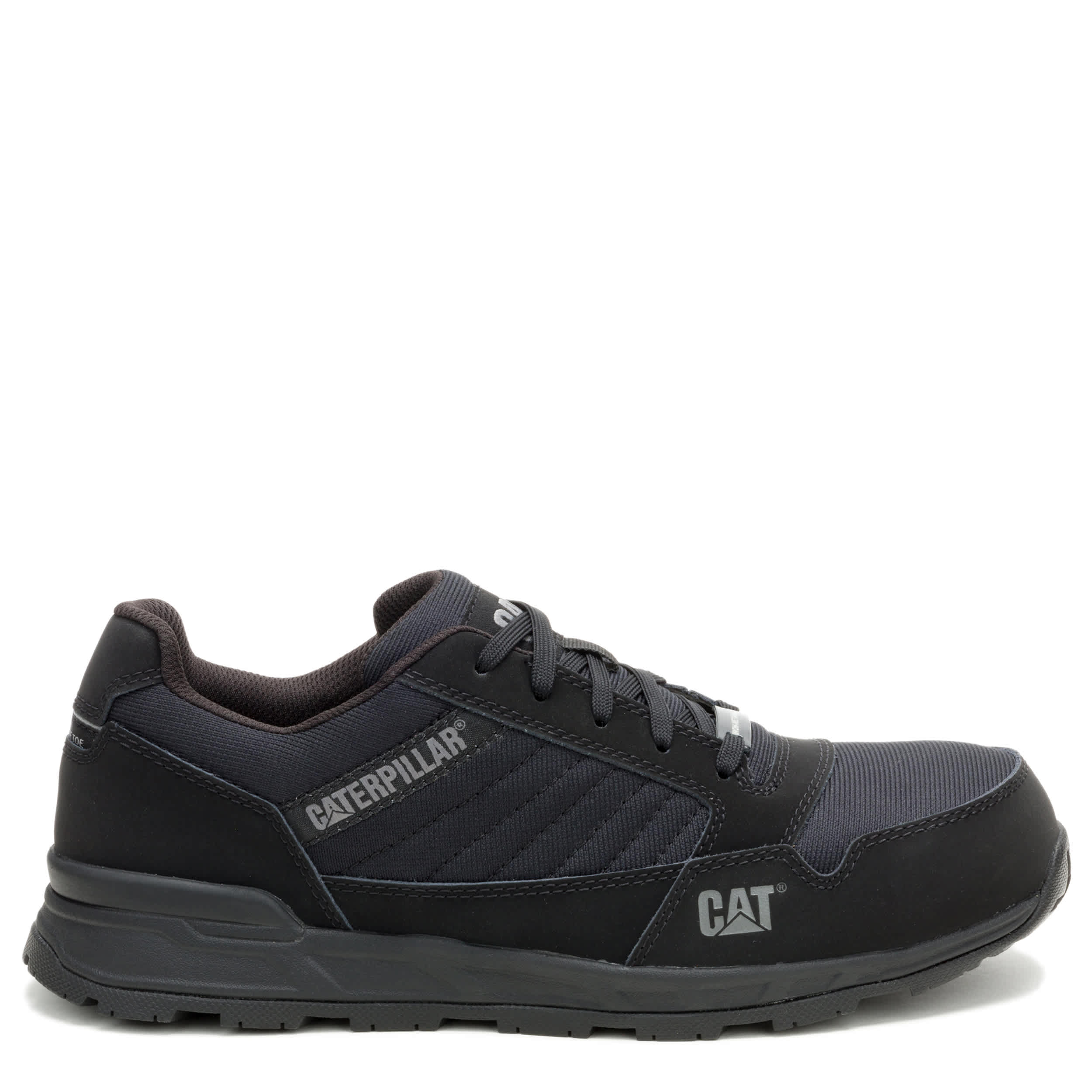 CATERPILLAR-MENS VENWARD COMPOSITE TOE WORK SHOE-BLACK & 