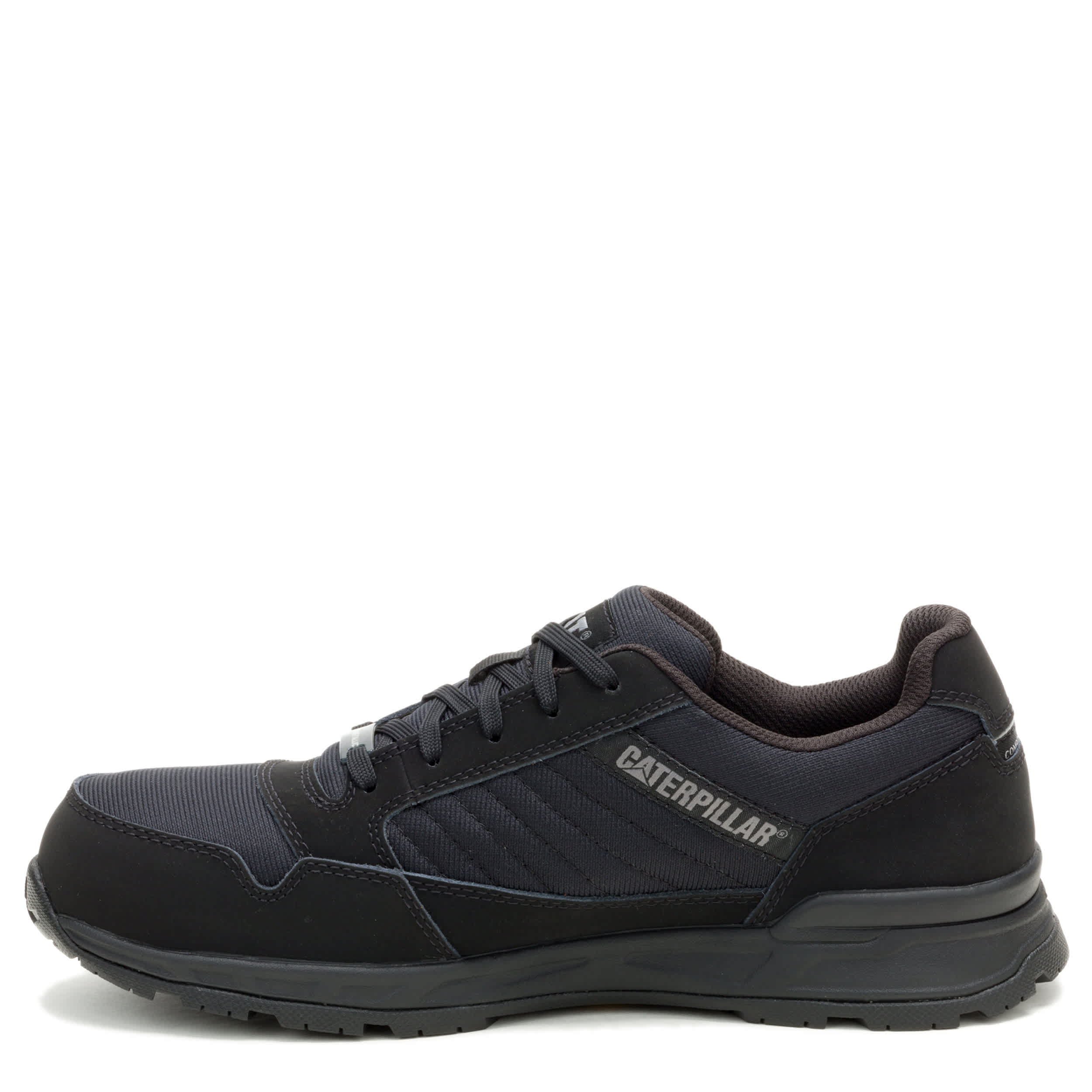 CATERPILLAR-MENS VENWARD COMPOSITE TOE WORK SHOE-BLACK & 