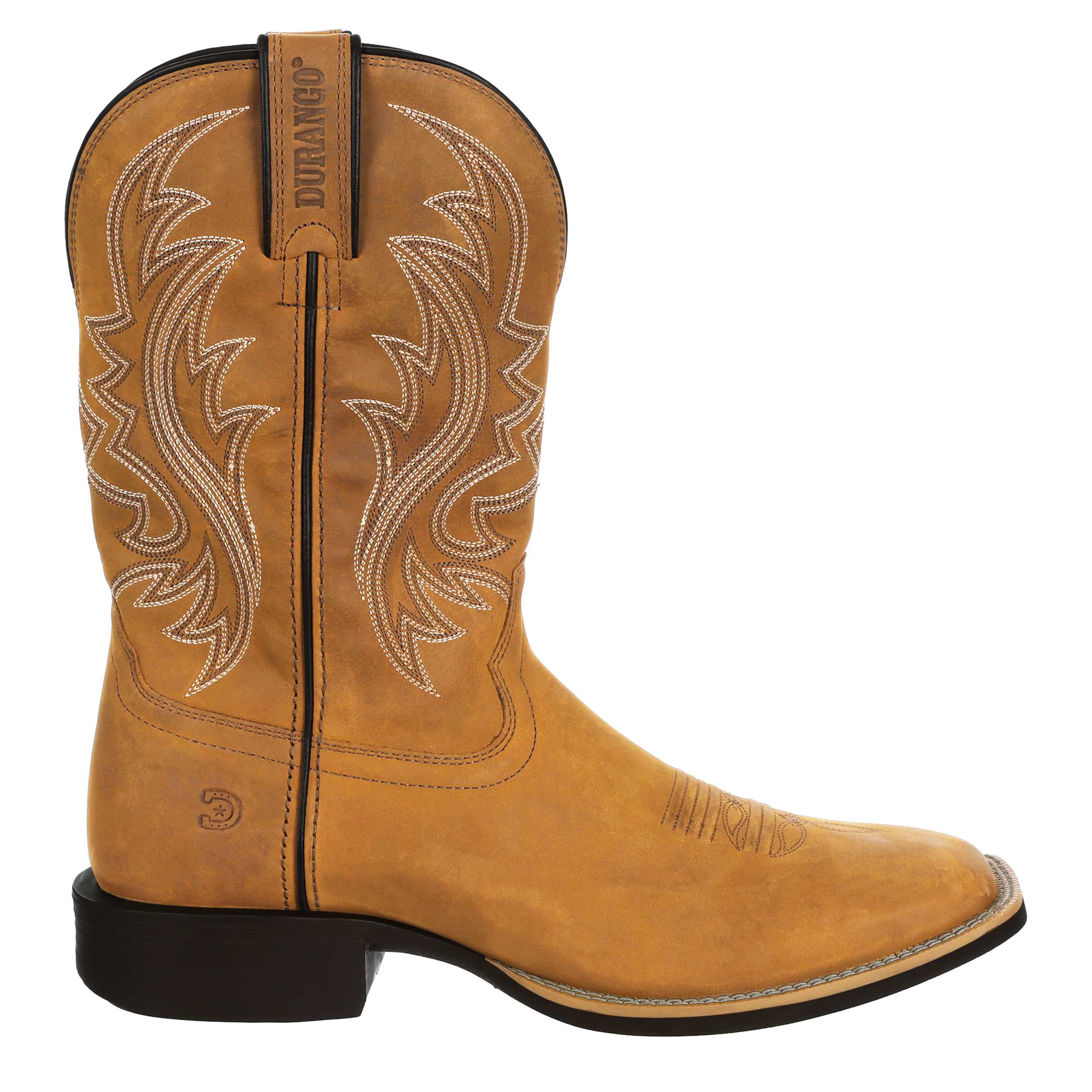 DURANGO-MENS SHYLOH SADDLE WESTERN BOOT-BROWN & 