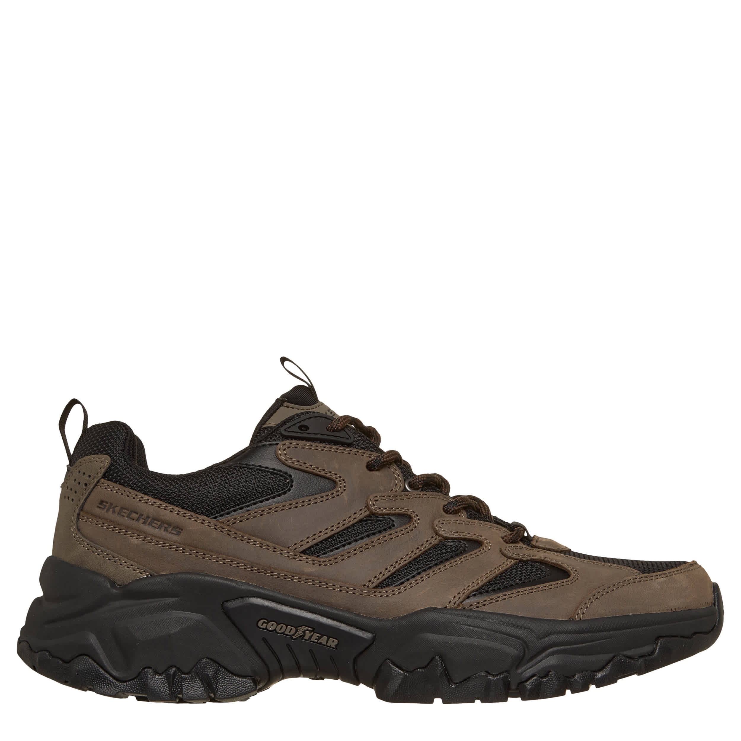 SKECHERS-MENS TERRAFORM-WARD HIKING SHOE-DARK TAUPE & 