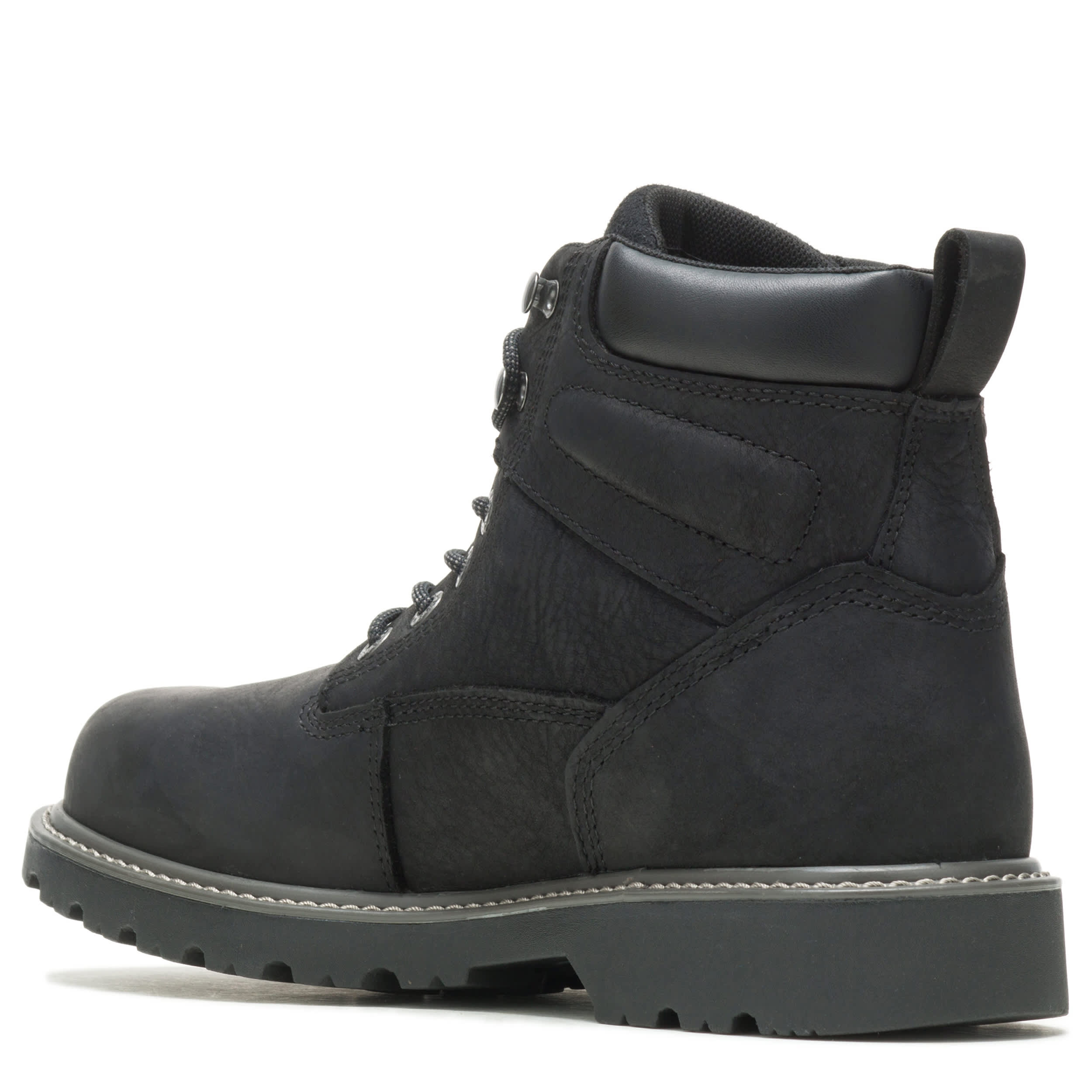 WOLVERINE-MENS FLOORHAND PLAIN TOE WORK BOOT-WHEAT & 