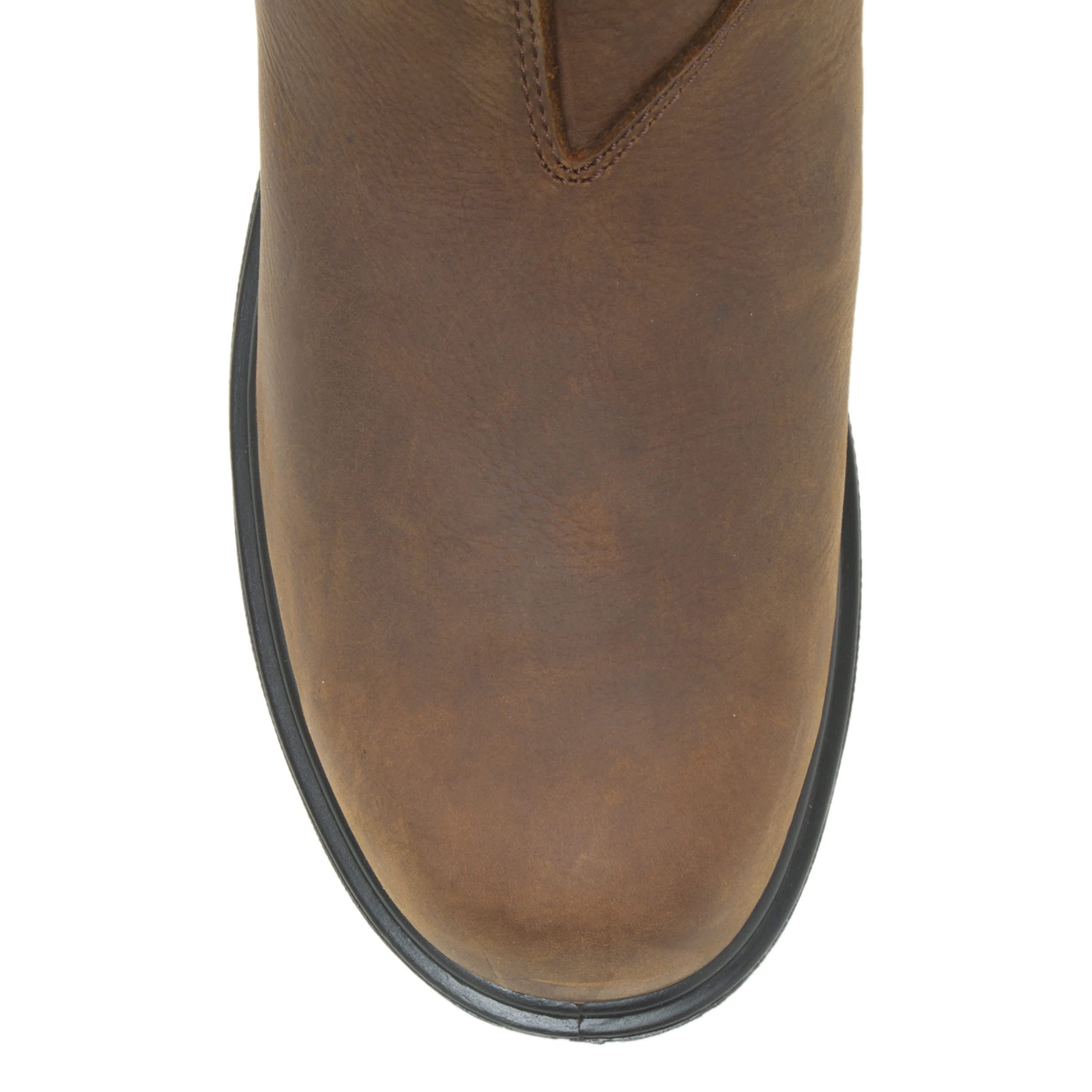 WOLVERINE-MENS 190 ROMEO SLIP ON PLAIN TOE WORK BOOT-BROWN & 