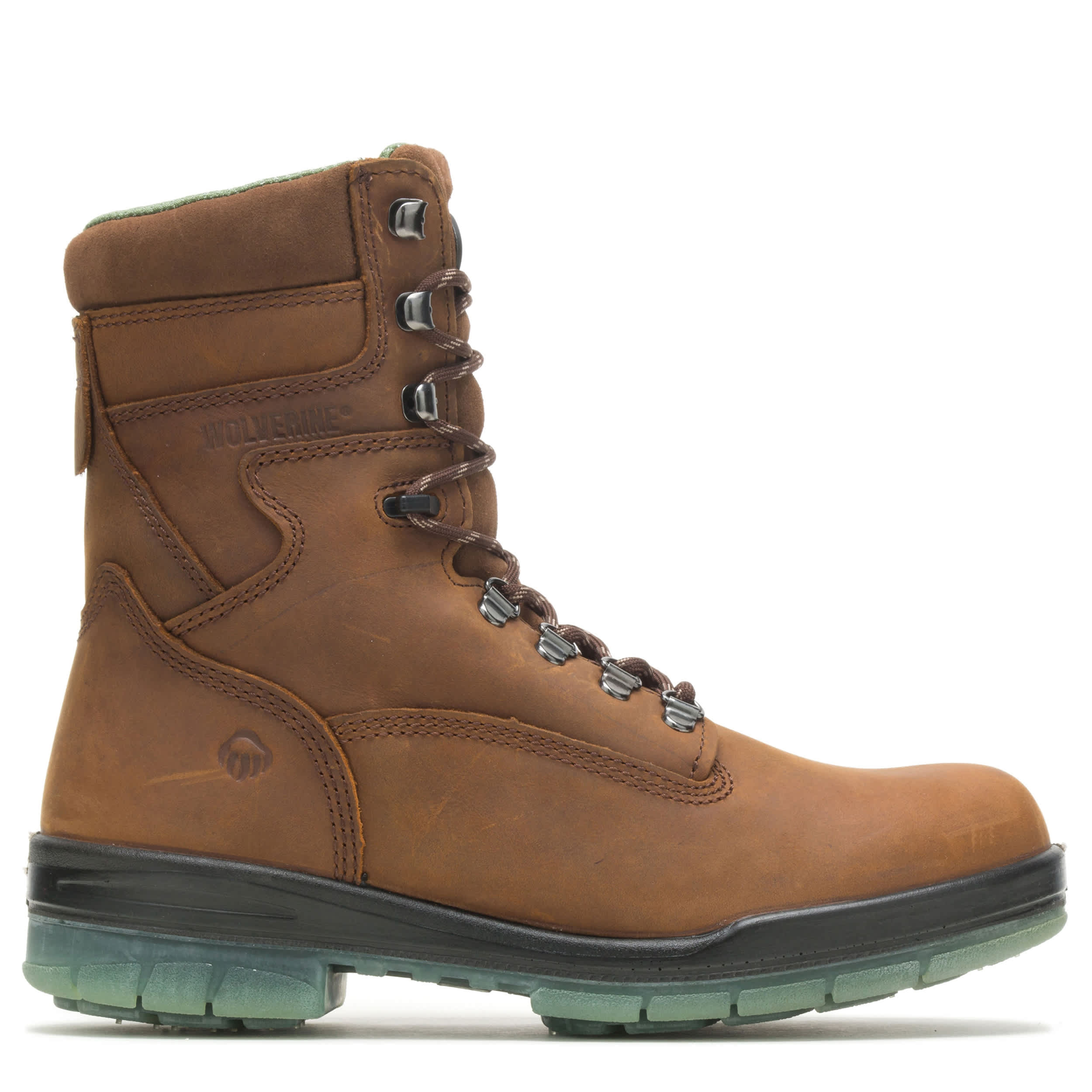 WOLVERINE-MENS I-90 DURASHOCKS SOFT WP INSULATED STEELTOE 6" BOOT-STONE & 