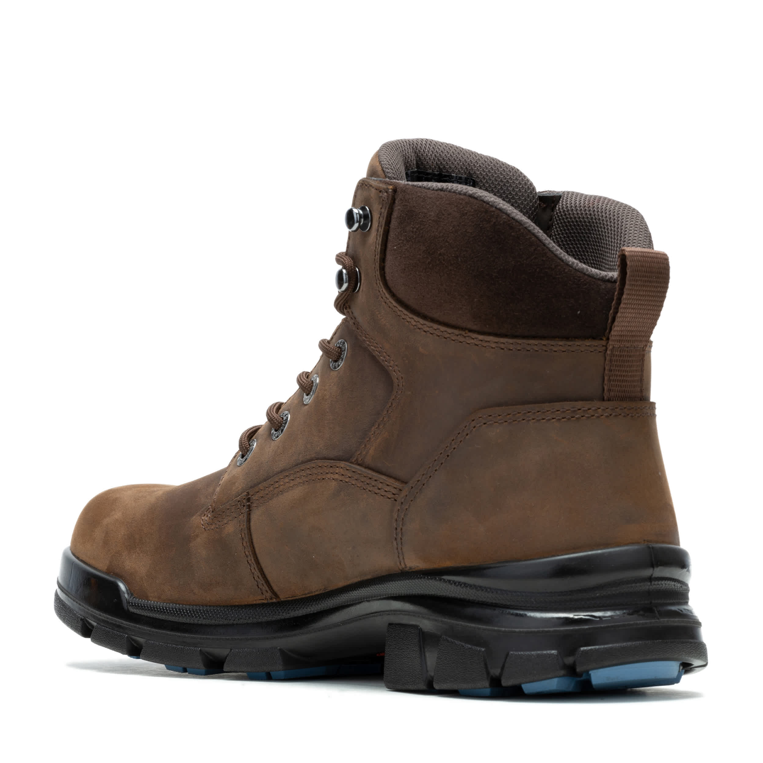 WOLVERINE-MENS DURASHOCKS SR ICON 6" CARBONMAX WORK BOOT-DARK BROWN & 