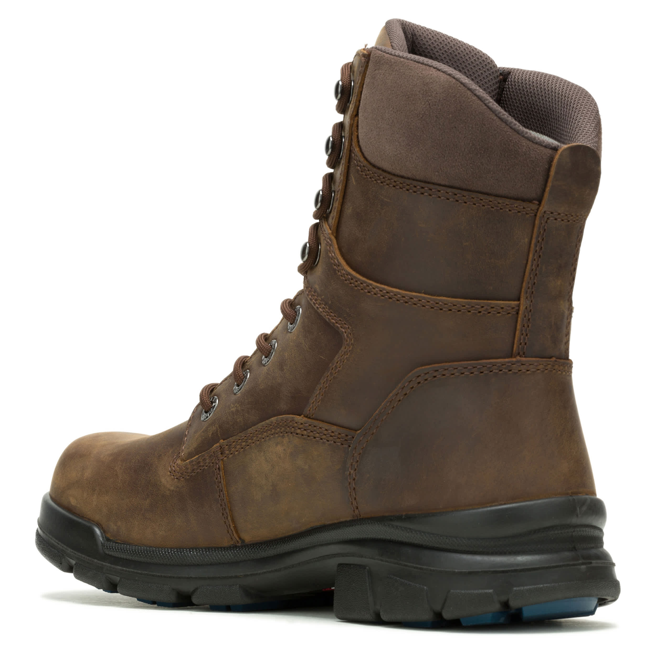 WOLVERINE-MENS DURASHOCKS SR ICON 8" WORK BOOT-DARK BROWN & 