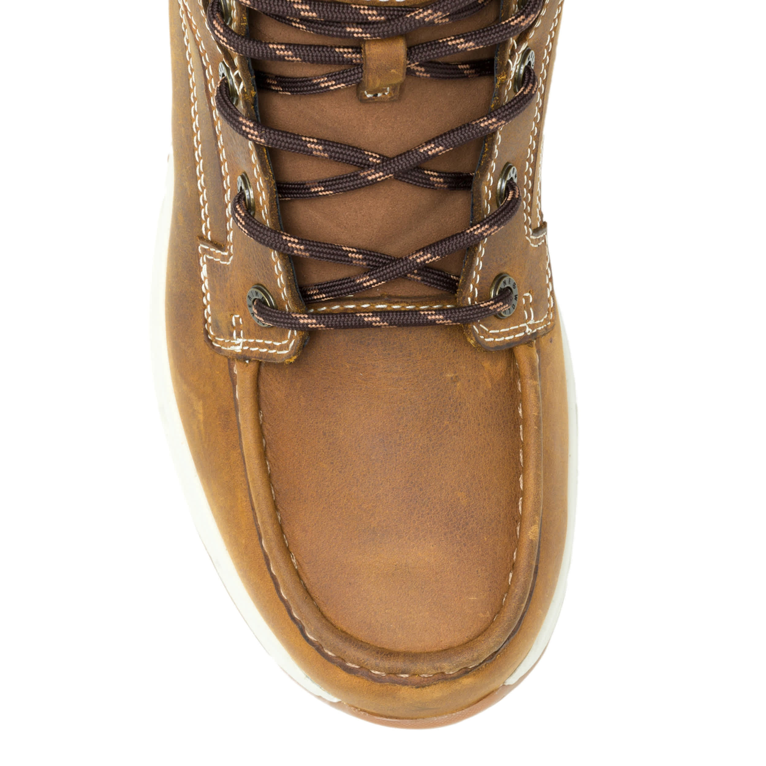 WOLVERINE-MENS RIDE PERFORMANCE WEDGE 6" WORK BOOT-CHESTNUT & 