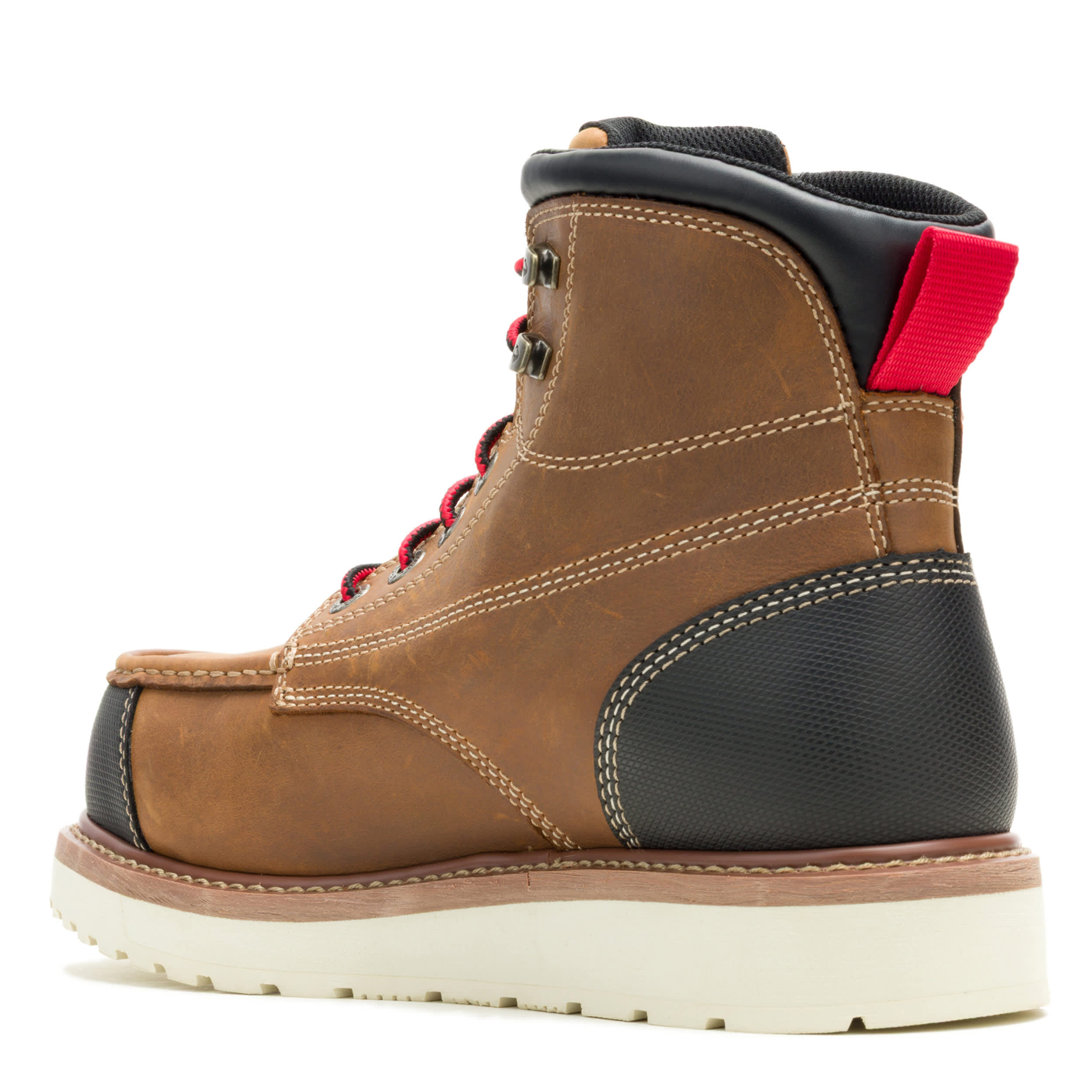 WOLVERINE-MENS LOADER II FT HYPERREST 6" CARBONMAX WORK BOOT-SAND & 
