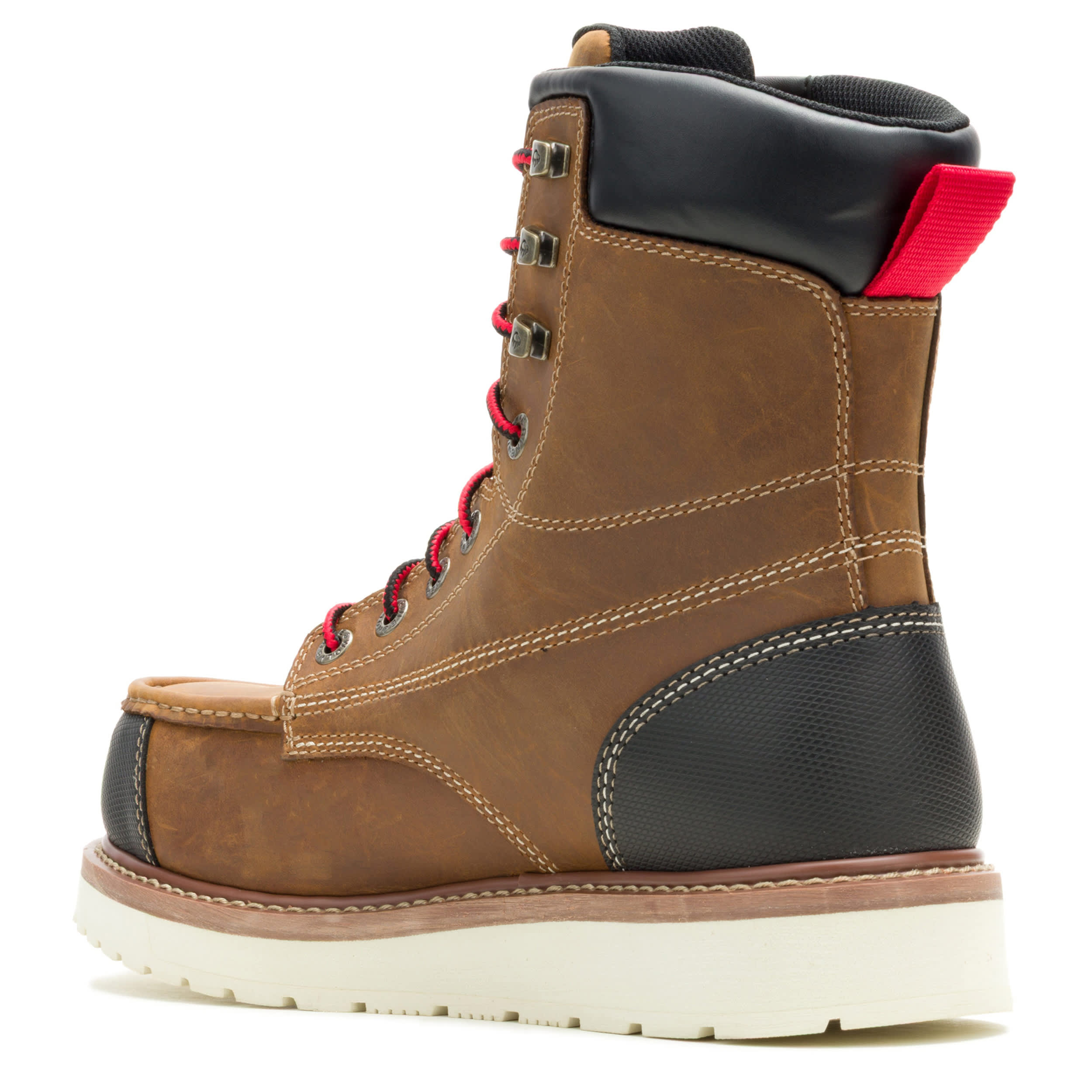 WOLVERINE-MENS LOADER II FT HYPERREST 8" CARBONMAX WORK BOOT-SAND & 