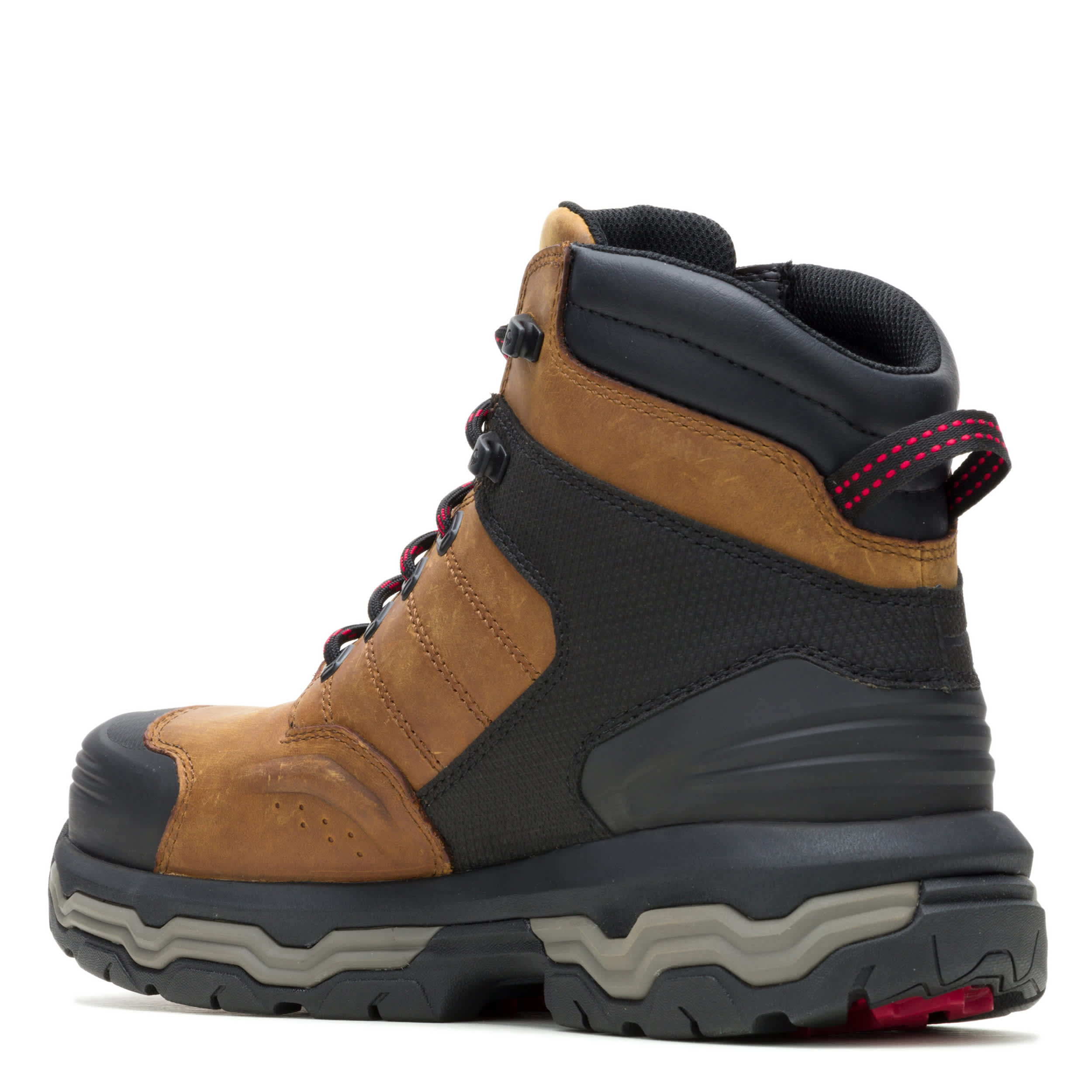 WOLVERINE-MENS ALPHA FT INFINITY SYSTEM 6" CARBONMAX WORK BOOT-DARK TAN & 