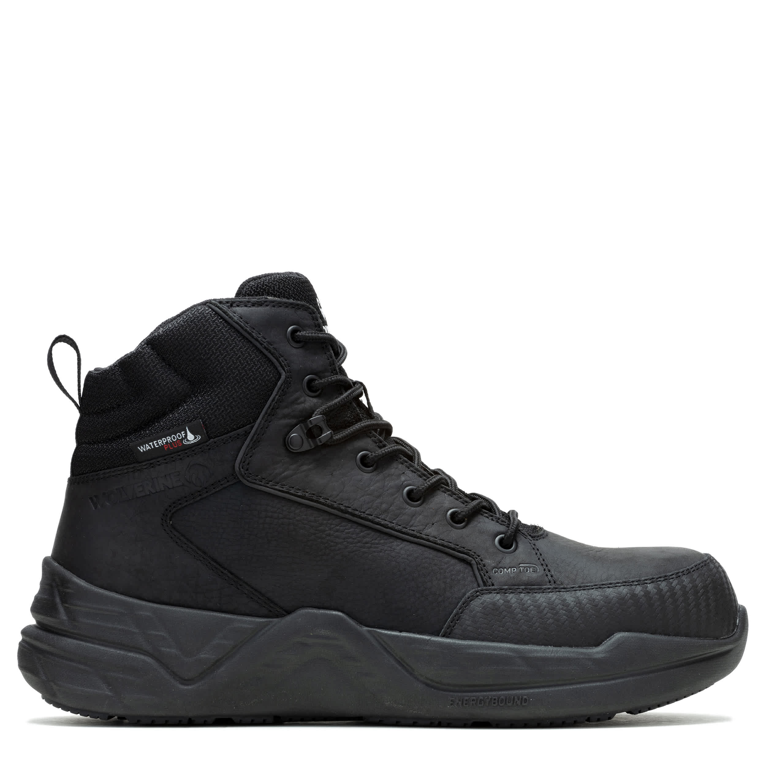 WOLVERINE-MENS PROSHIFT LX ENERGYBOUND 6" CARBONMAX WORK BOOT-BLACK & 
