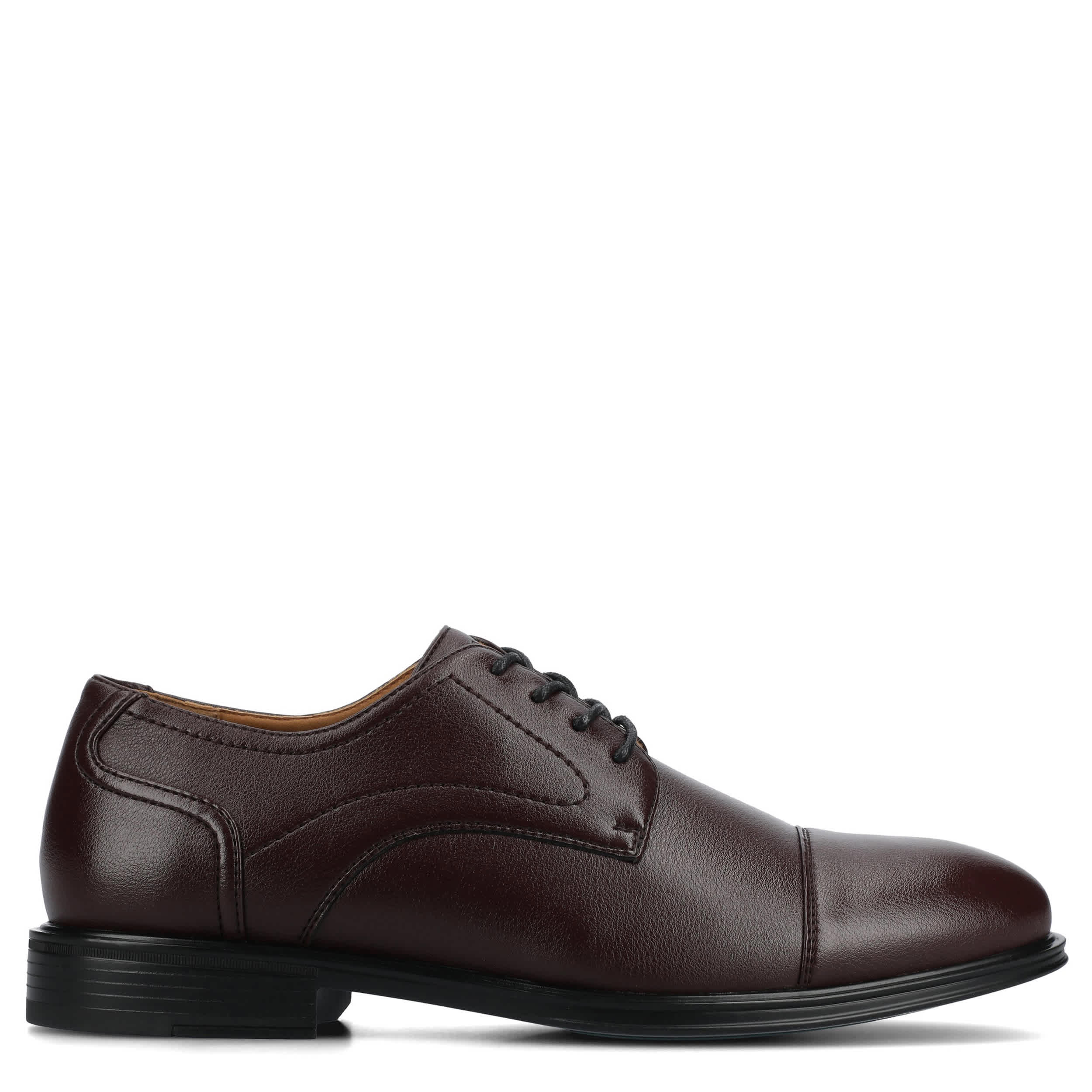 VANCE CO-MENS ALEC CAP TOE DRESS SHOE-BURGUNDY & 