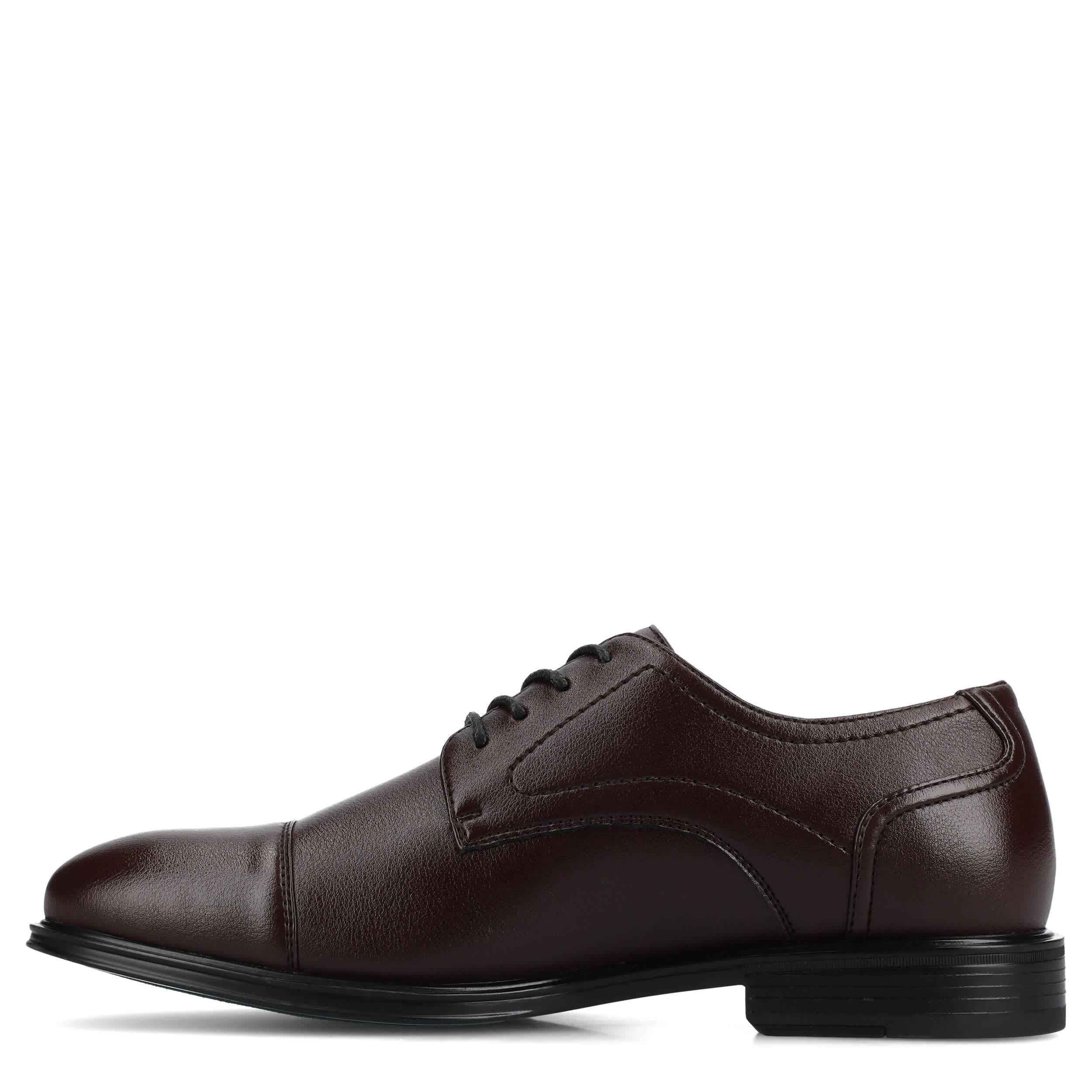 VANCE CO-MENS ALEC CAP TOE DRESS SHOE-BURGUNDY & 