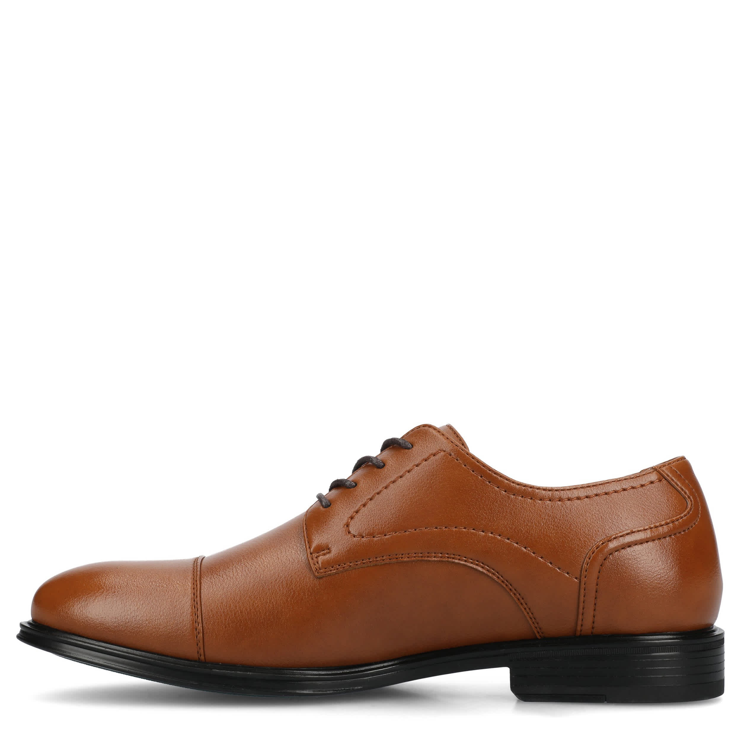 VANCE CO-MENS ALEC CAP TOE DRESS SHOE-TAN & 
