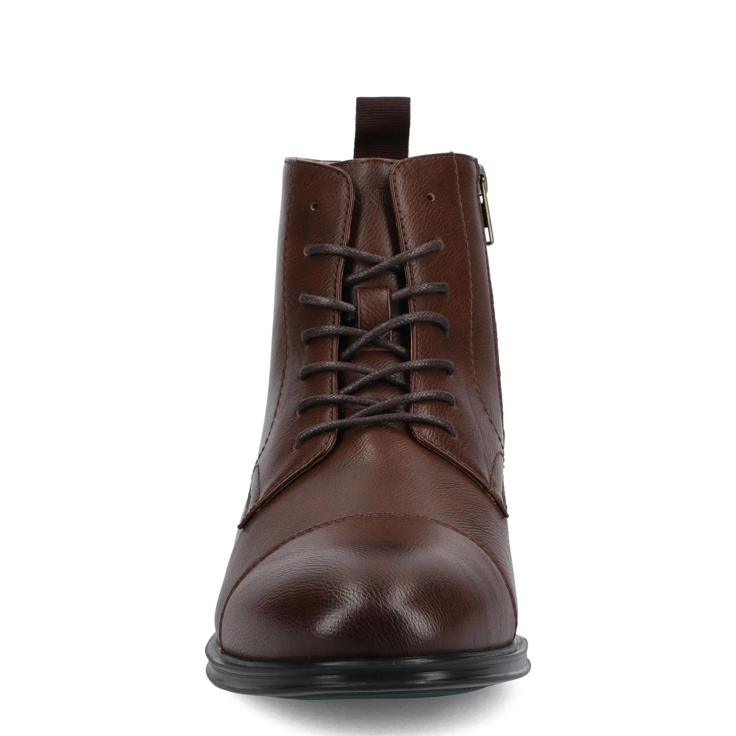VANCE CO-MENS BLACKWELL LACE-UP BOOT-DARK BROWN & 