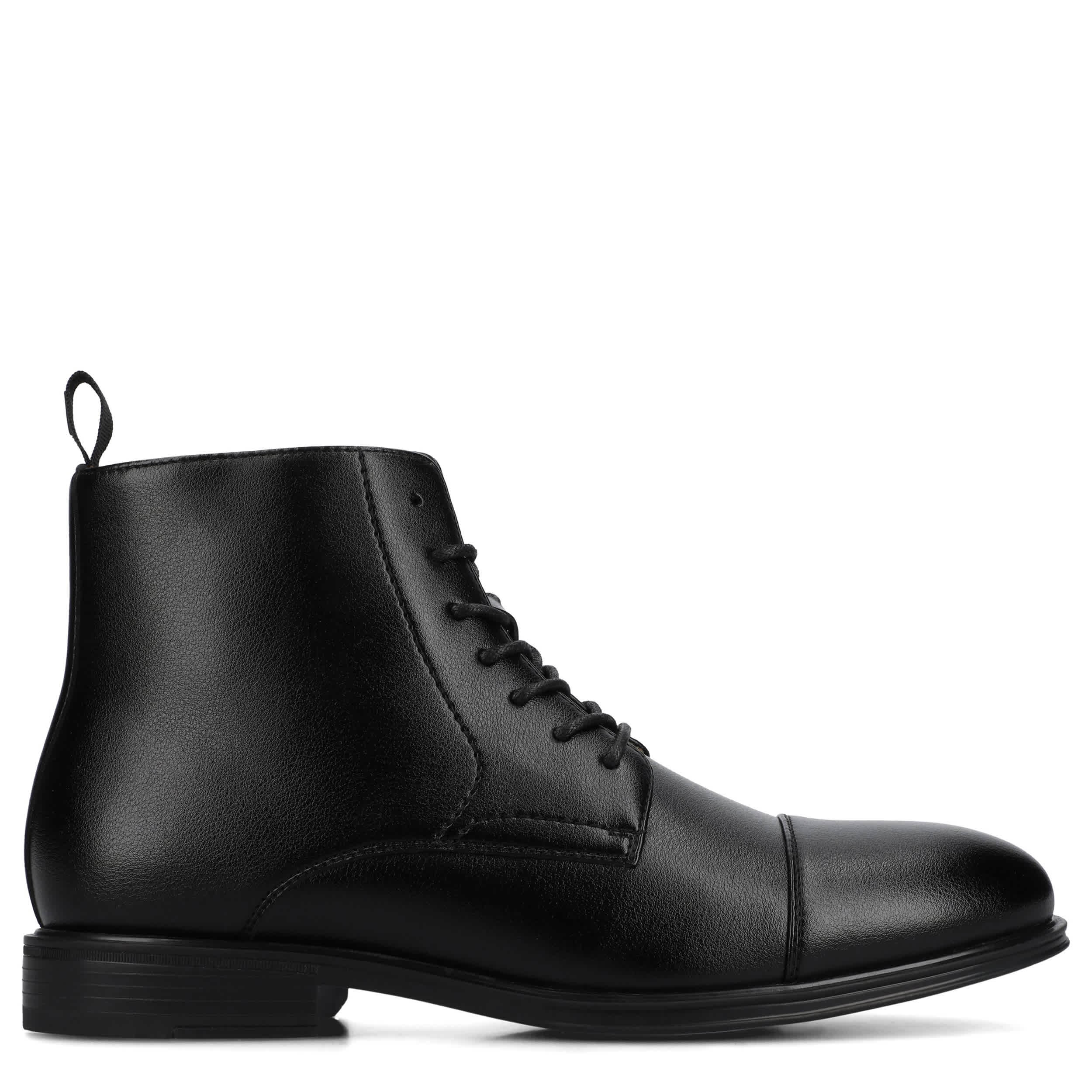 VANCE CO-MENS BLACKWELL LACE-UP BOOT-BLACK & 