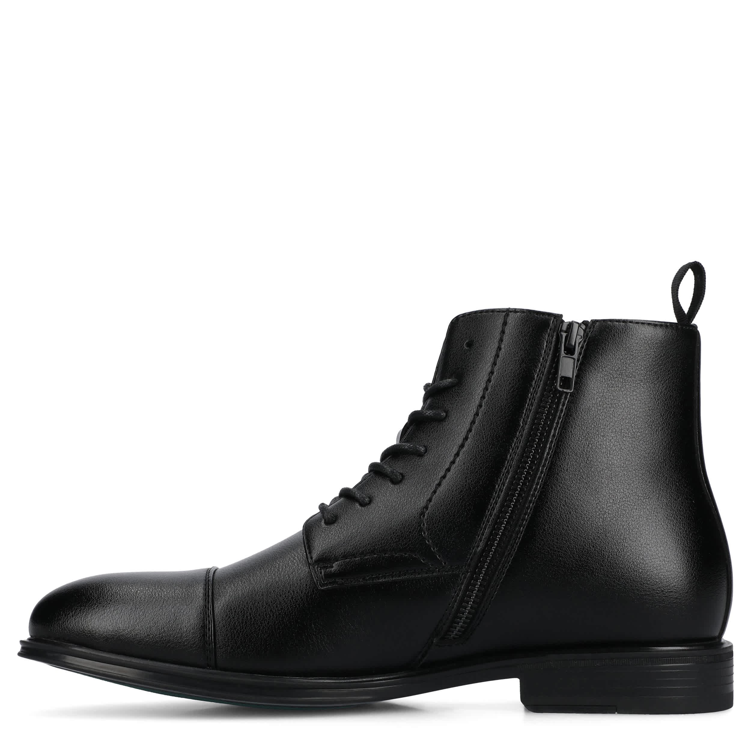 VANCE CO-MENS BLACKWELL LACE-UP BOOT-BLACK & 