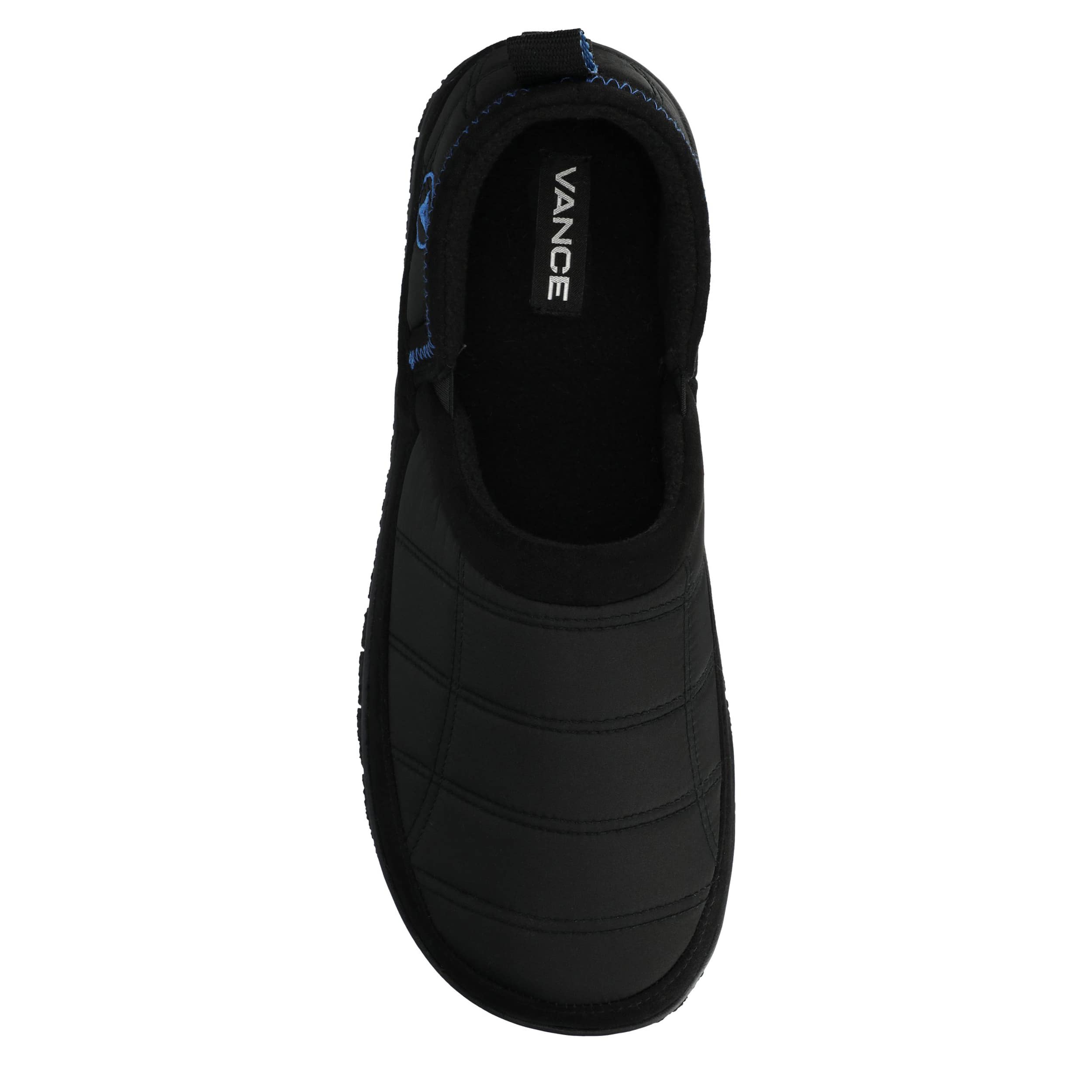 VANCE CO-MENS JARED SLIPPERS-BLACK & 
