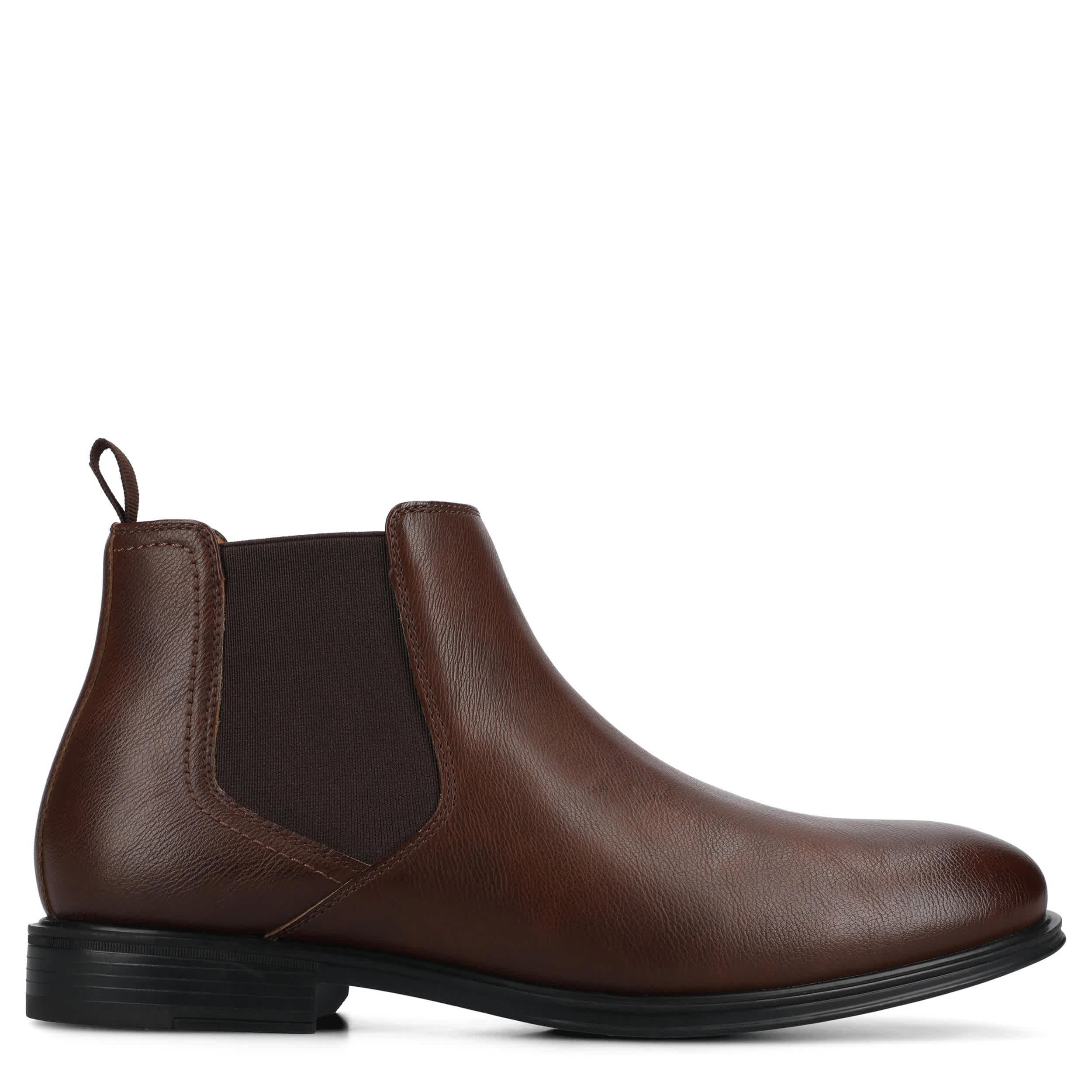 VANCE CO-MENS JOSIAH CHELSEA BOOT-DARK BROWN & 