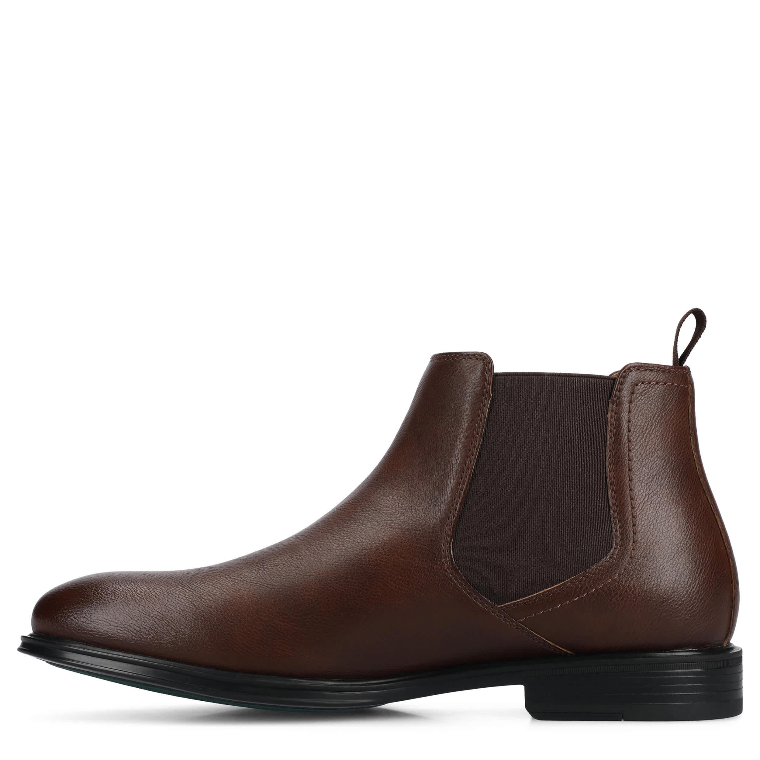VANCE CO-MENS JOSIAH CHELSEA BOOT-DARK BROWN & 