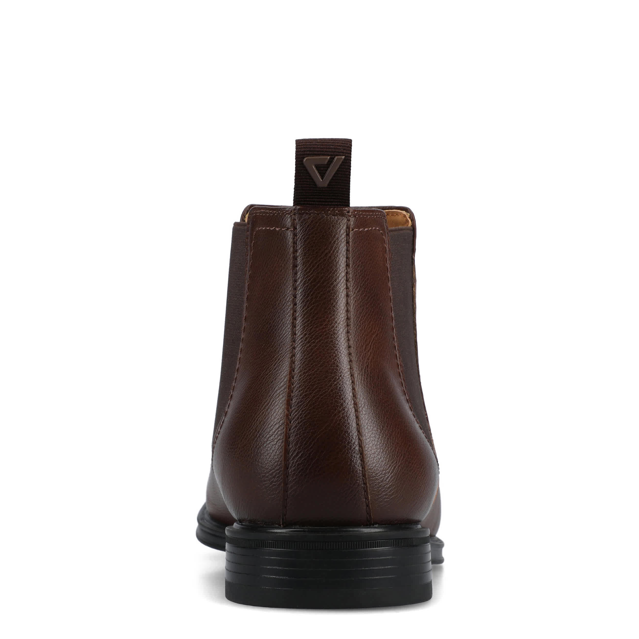 VANCE CO-MENS JOSIAH CHELSEA BOOT-DARK BROWN & 