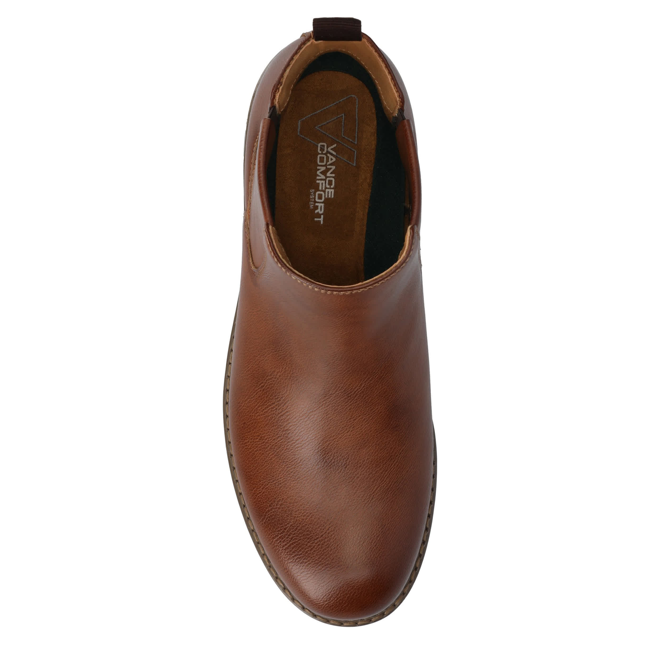 VANCE CO-MENS OSMOND CHELSEA BOOT-BROWN & 