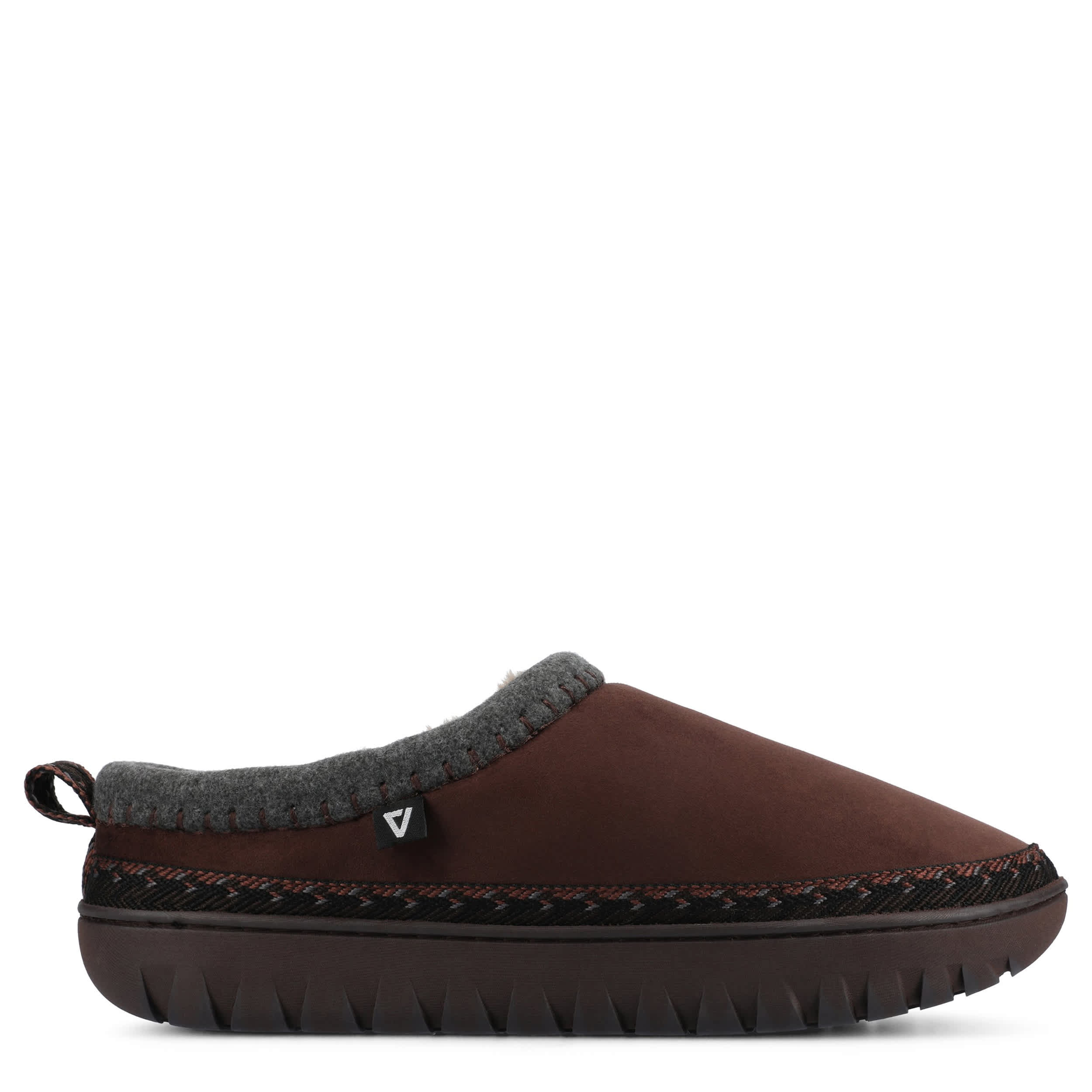 VANCE CO-MENS WELLER SLIPPER-CHOCOLATE & 