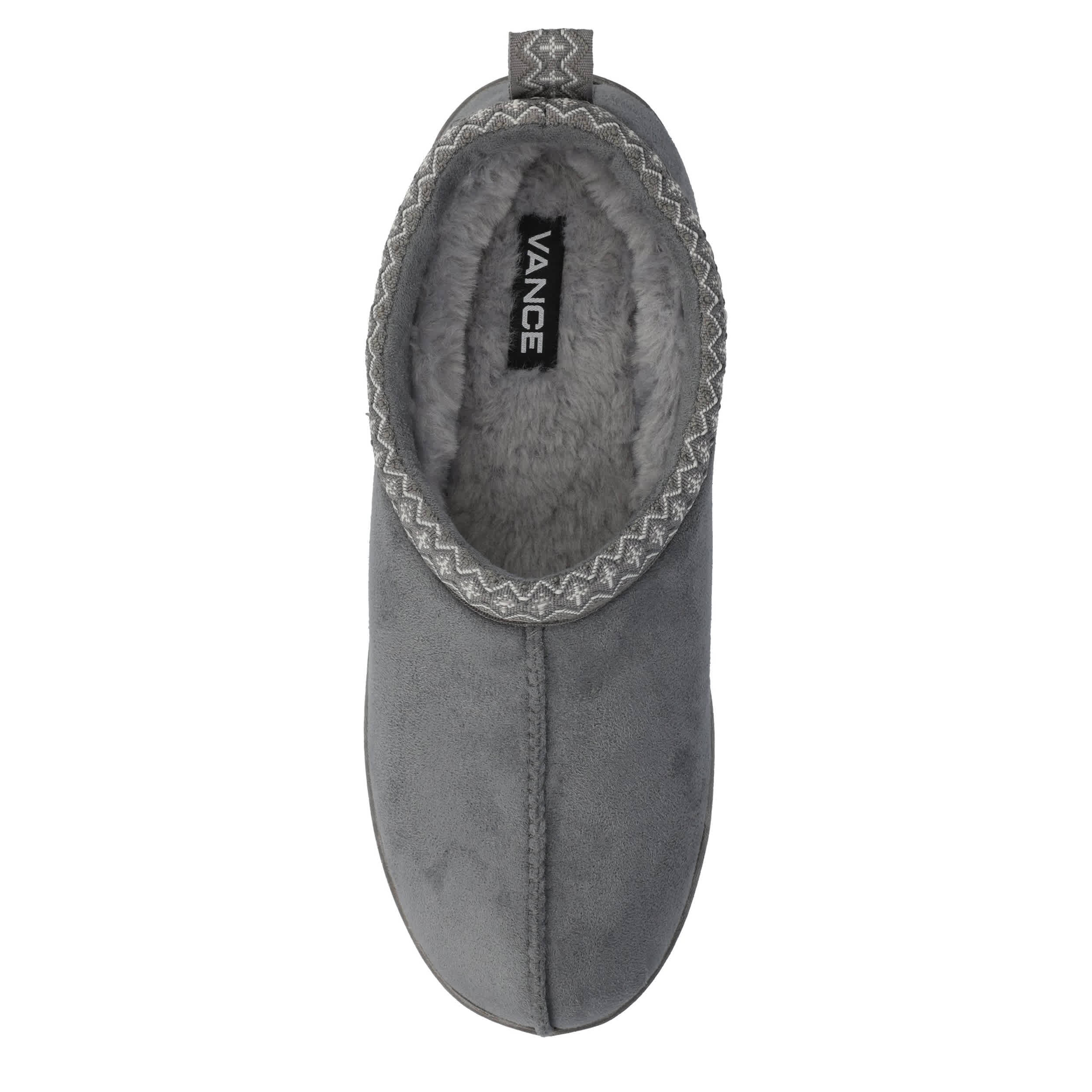 VANCE CO-MENS WHEELER SLIPPER-GREY & 