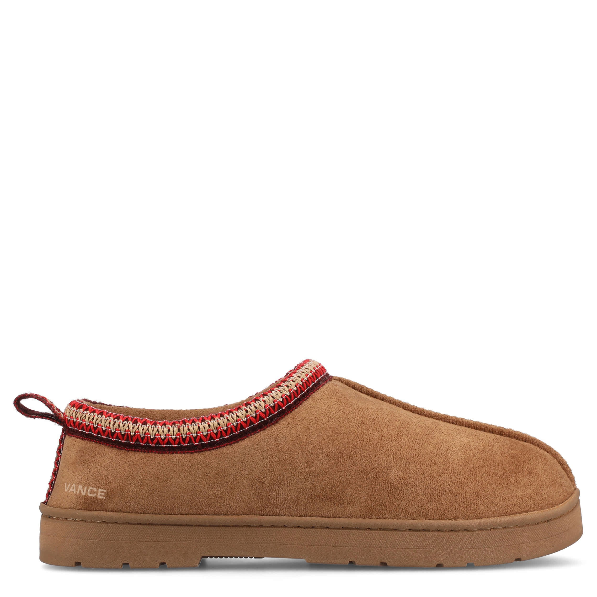 VANCE CO-MENS WHEELER SLIPPER-CHESTNUT & 