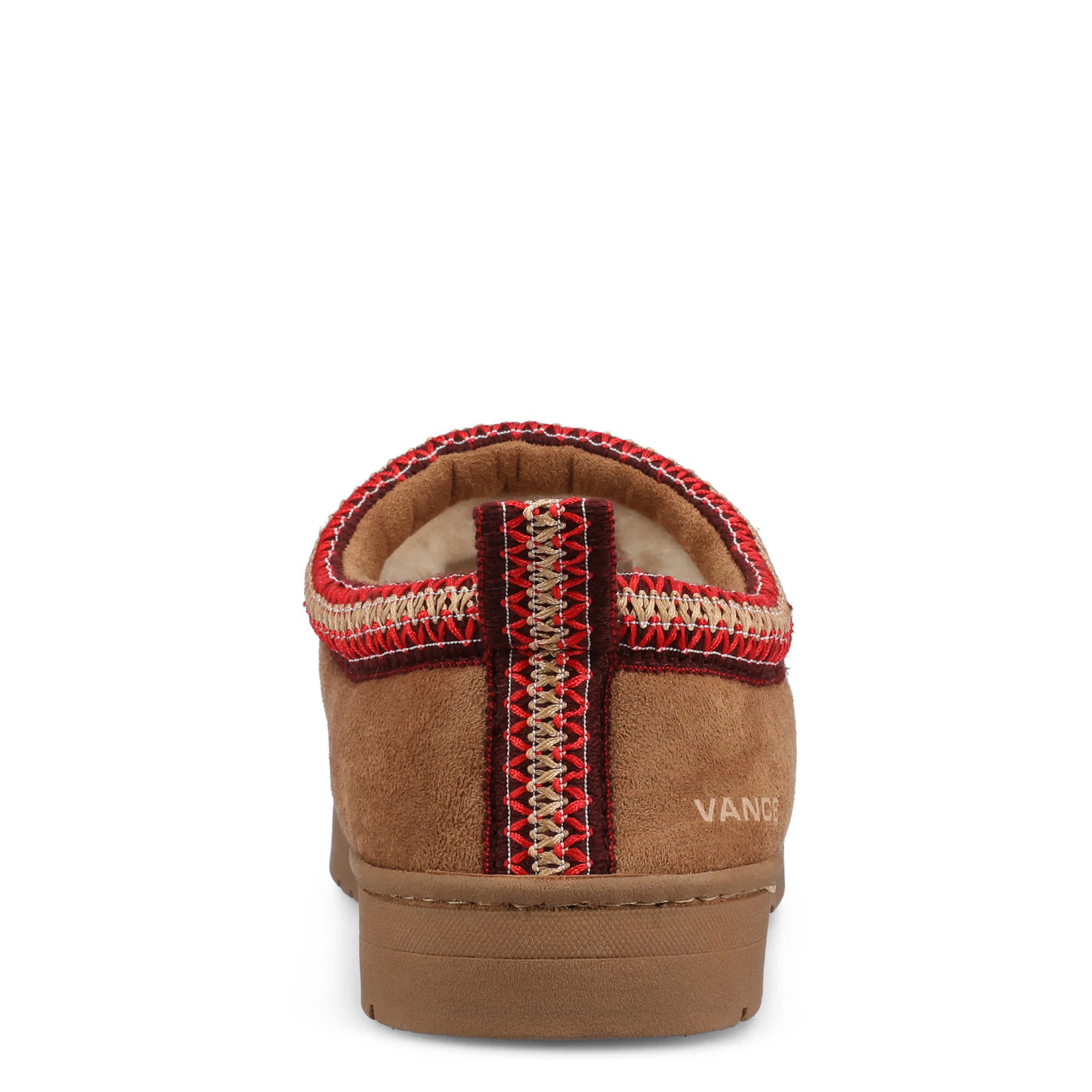 VANCE CO-MENS WHEELER SLIPPER-CHESTNUT & 