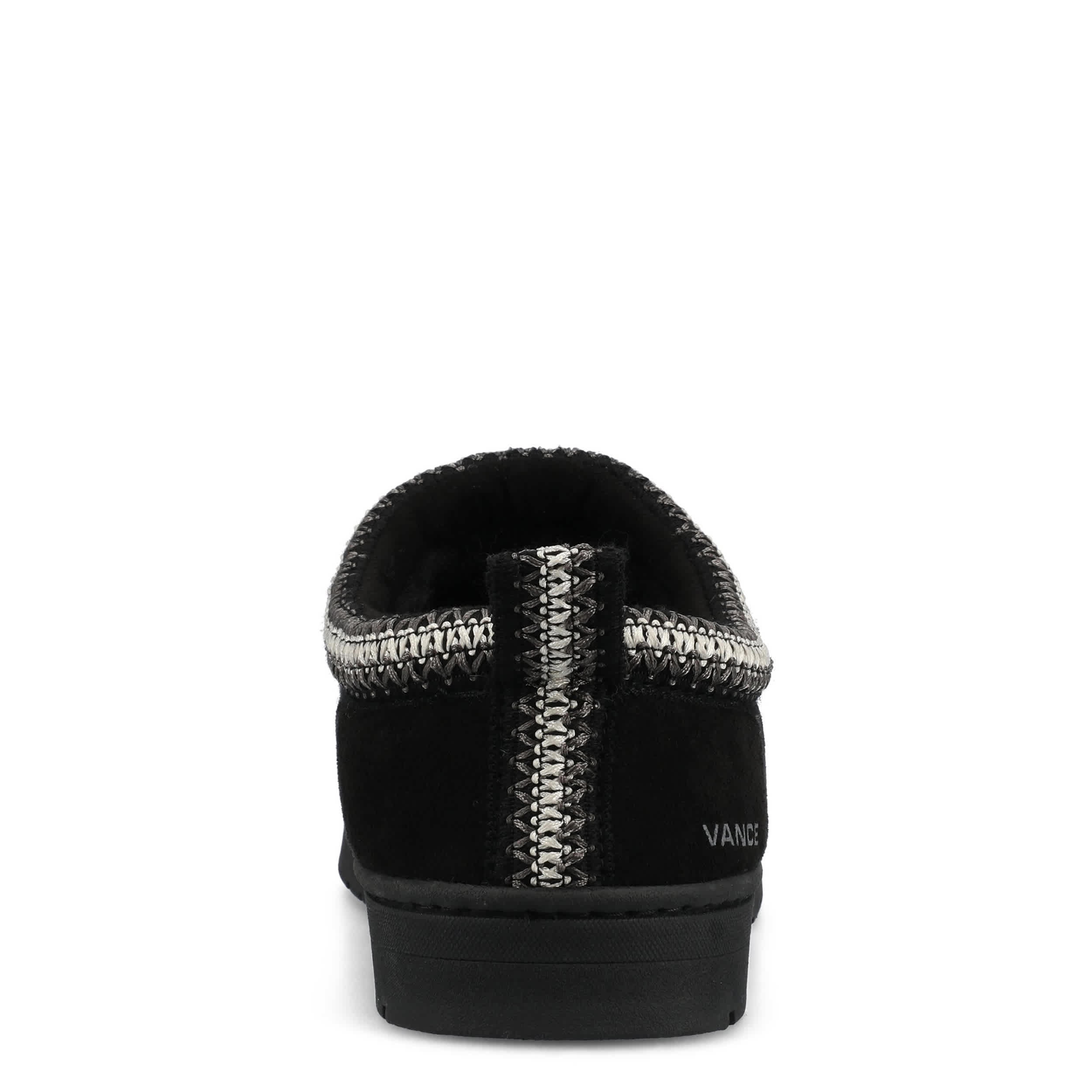 VANCE CO-MENS WHEELER SLIPPER-BLACK & 