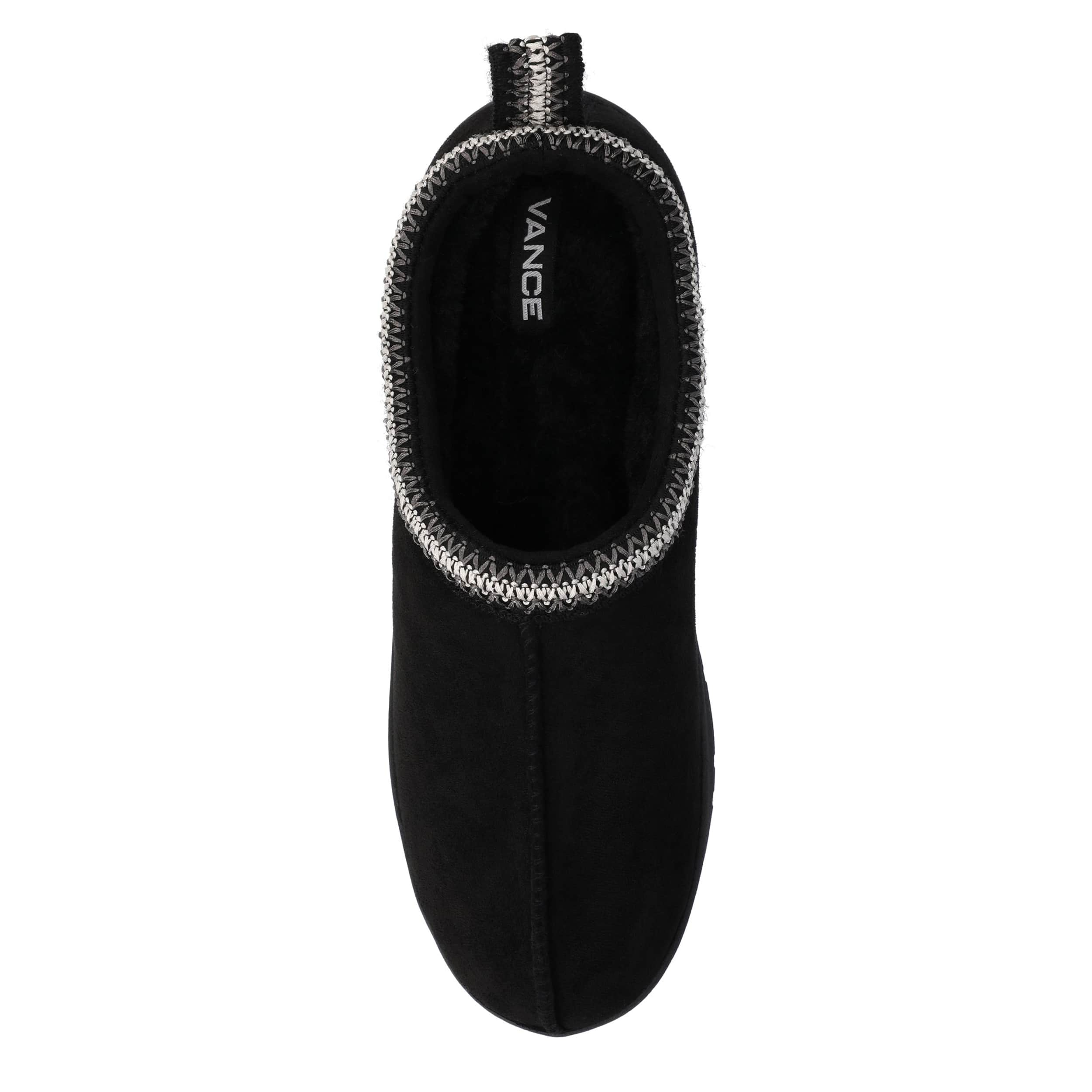 VANCE CO-MENS WHEELER SLIPPER-BLACK & 