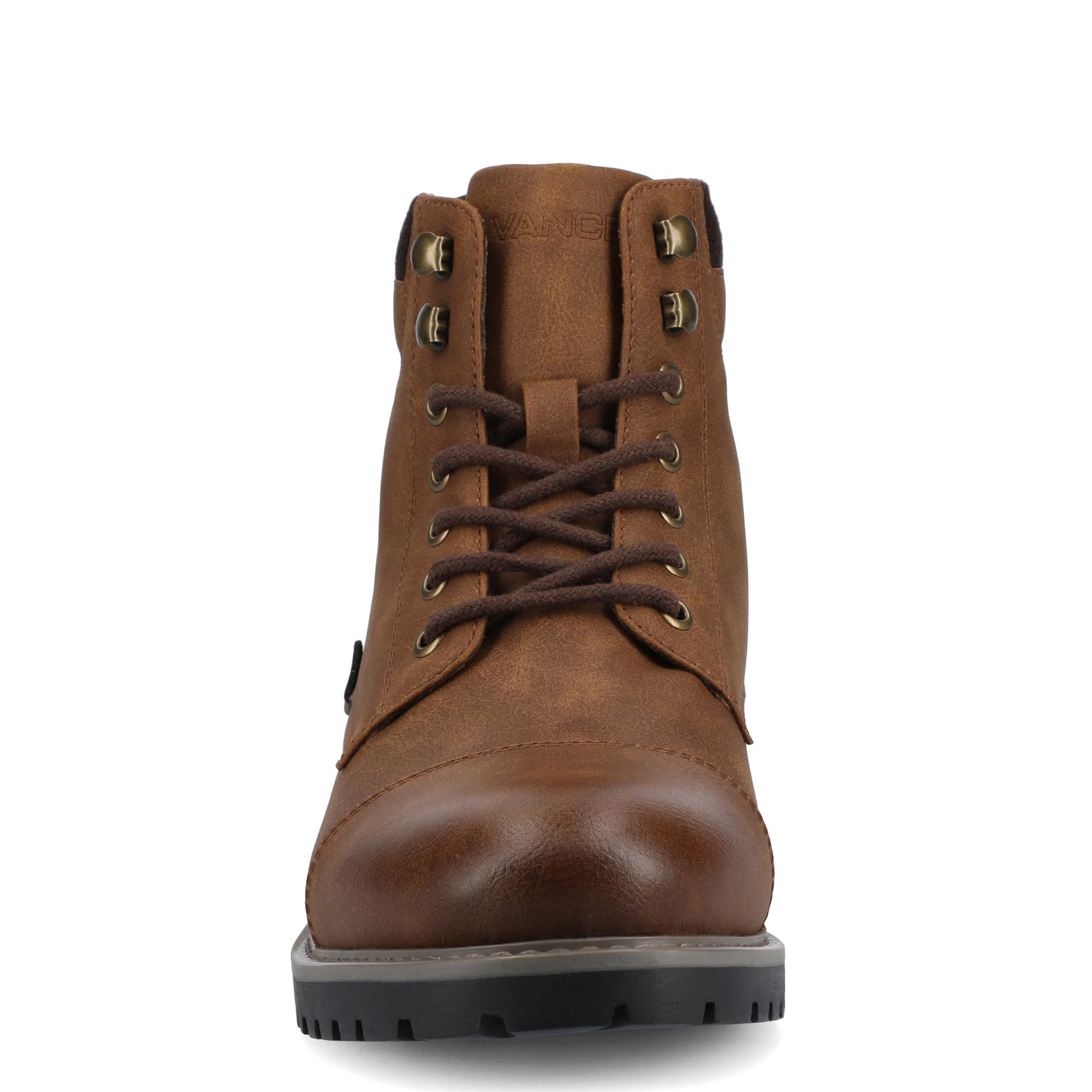 VANCE CO-MENS YUKKON CAP TOE BOOT-BROWN & 