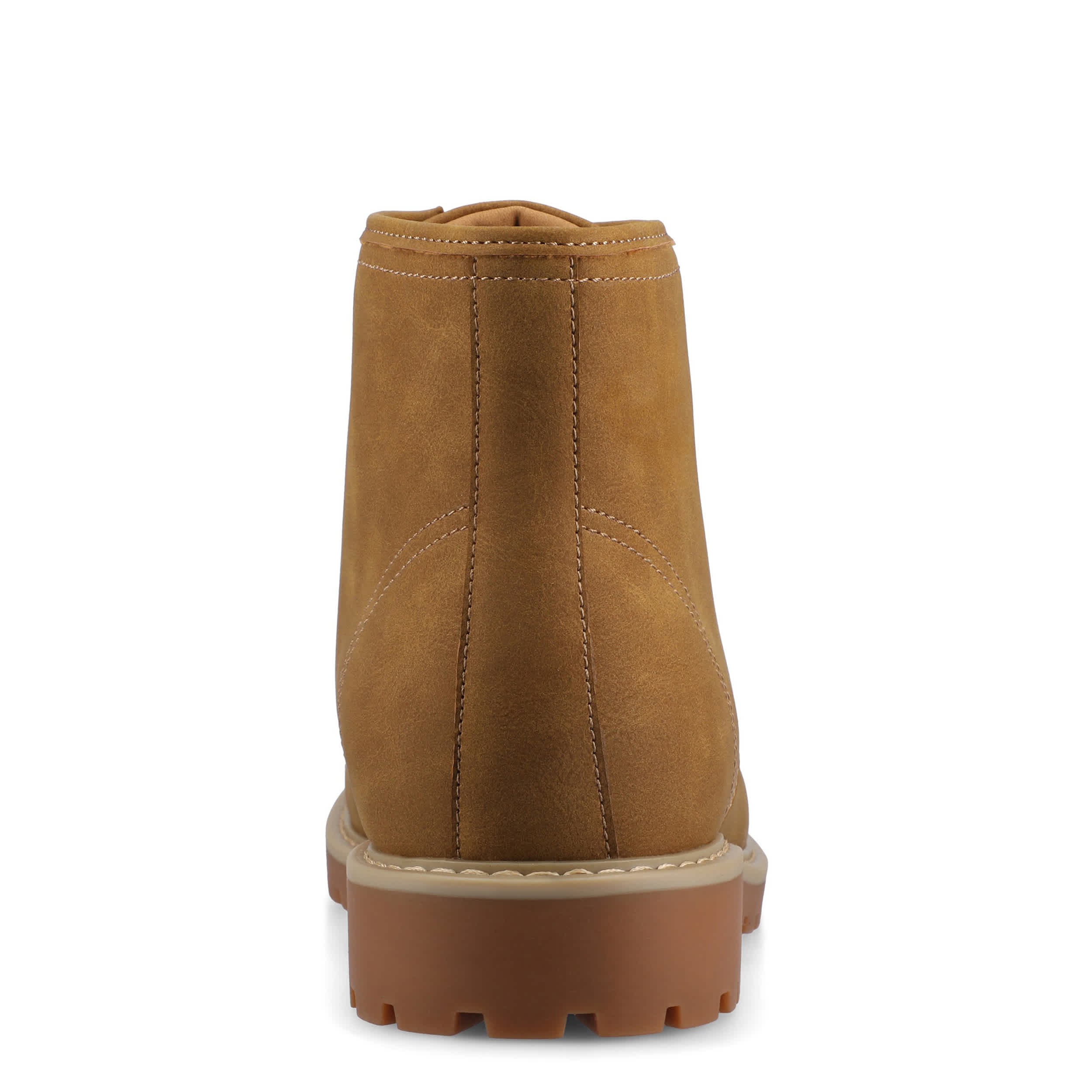 VANCE CO-MENS ZEUS MOC TOE BOOT-WHEAT & 