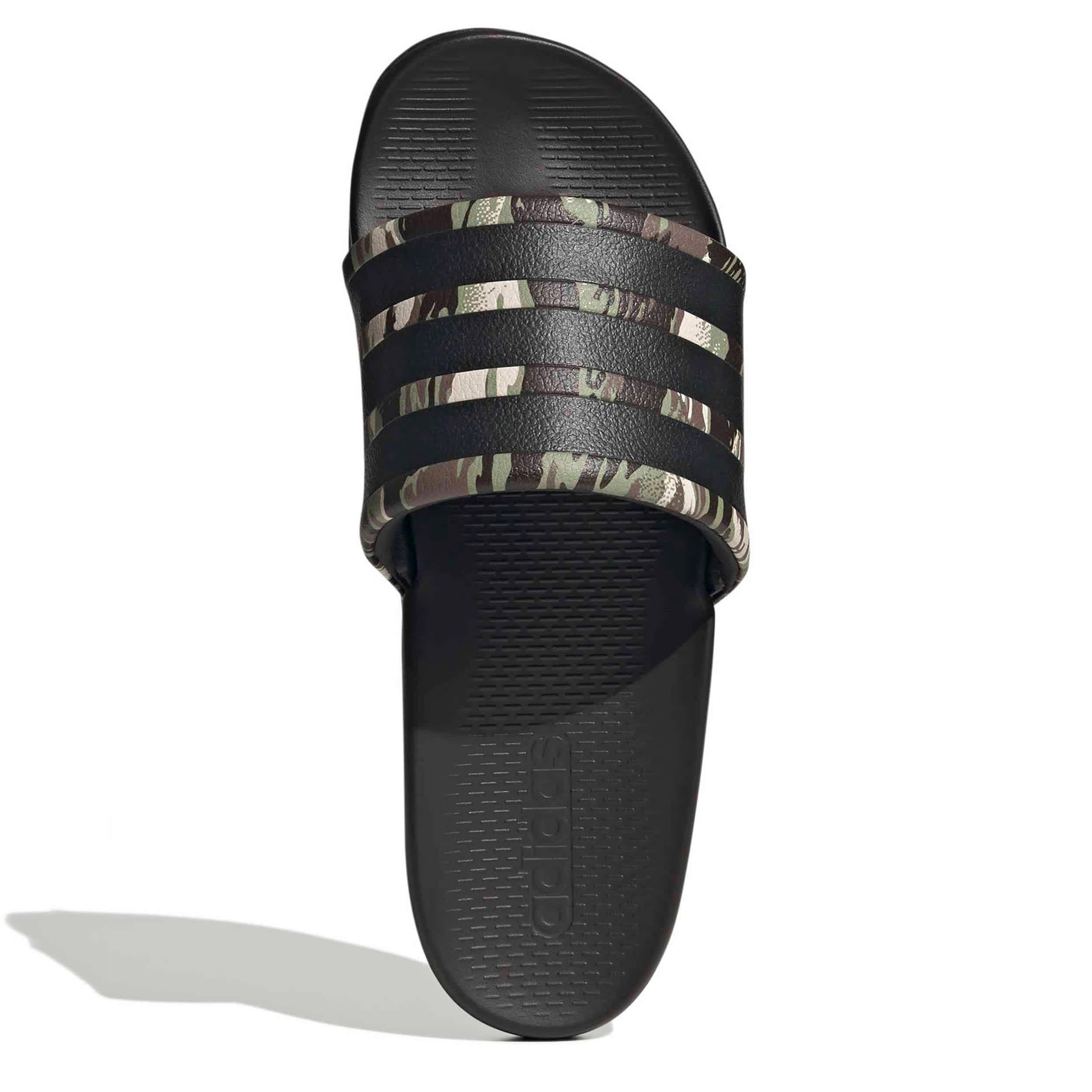 ADIDAS-MENS ADILETTE COMFORT SLIDE SANDAL-BLACK & 