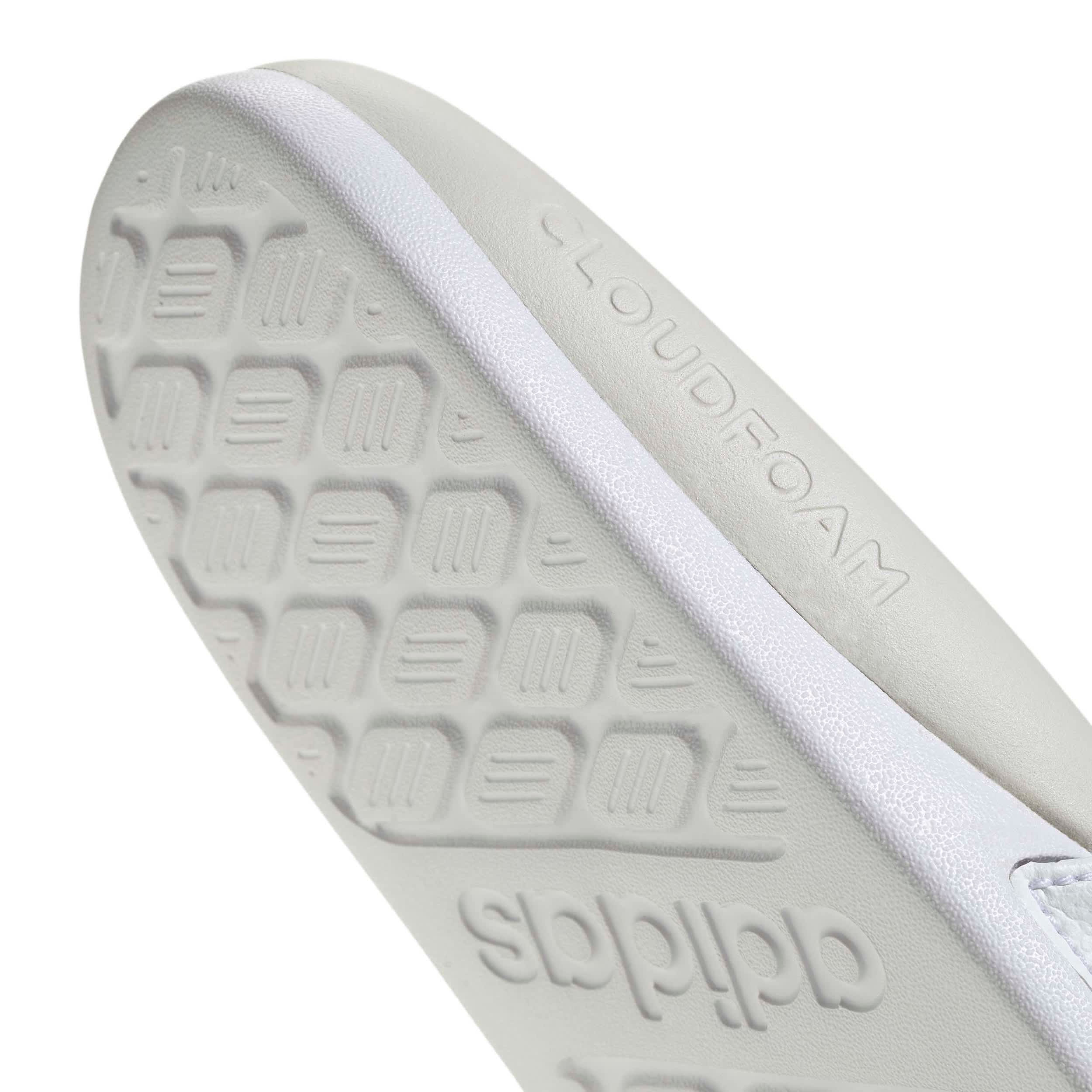 ADIDAS-MENS ADILETTE COMFORT SLIDE SANDAL-WHITE & BLACK