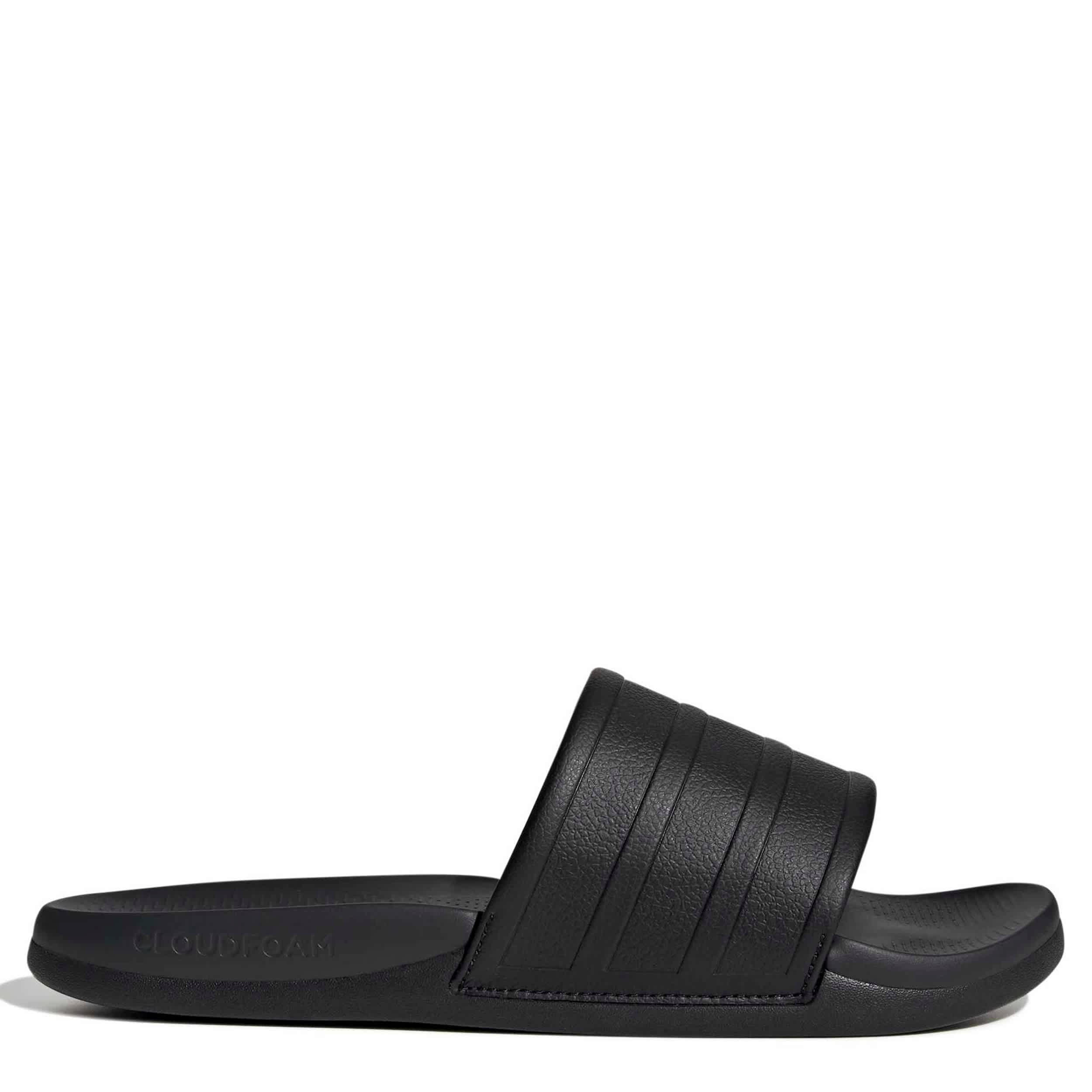 ADIDAS-MENS ADILETTE COMFORT SLIDE SANDAL-BLACK & 