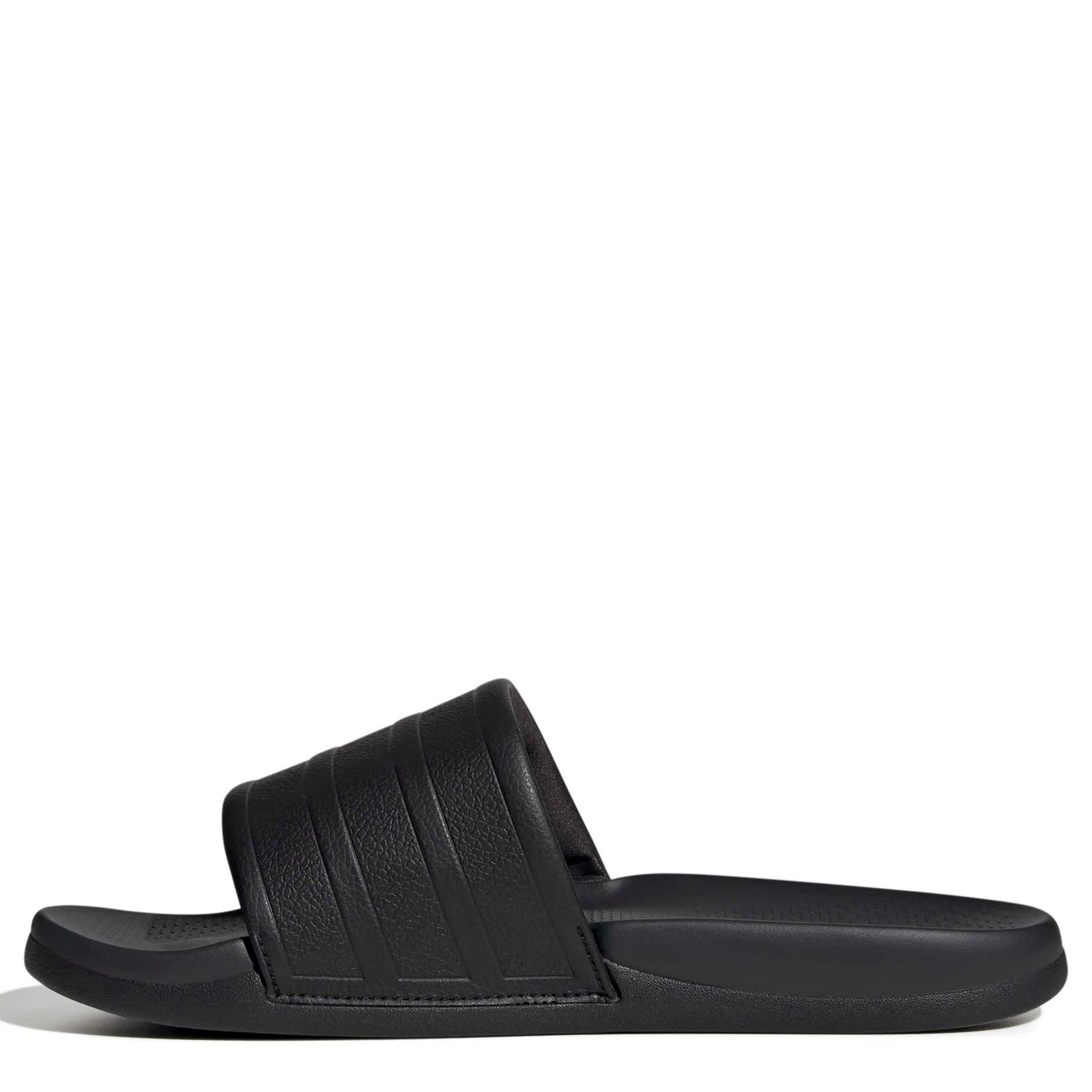 ADIDAS-MENS ADILETTE COMFORT SLIDE SANDAL-BLACK & 