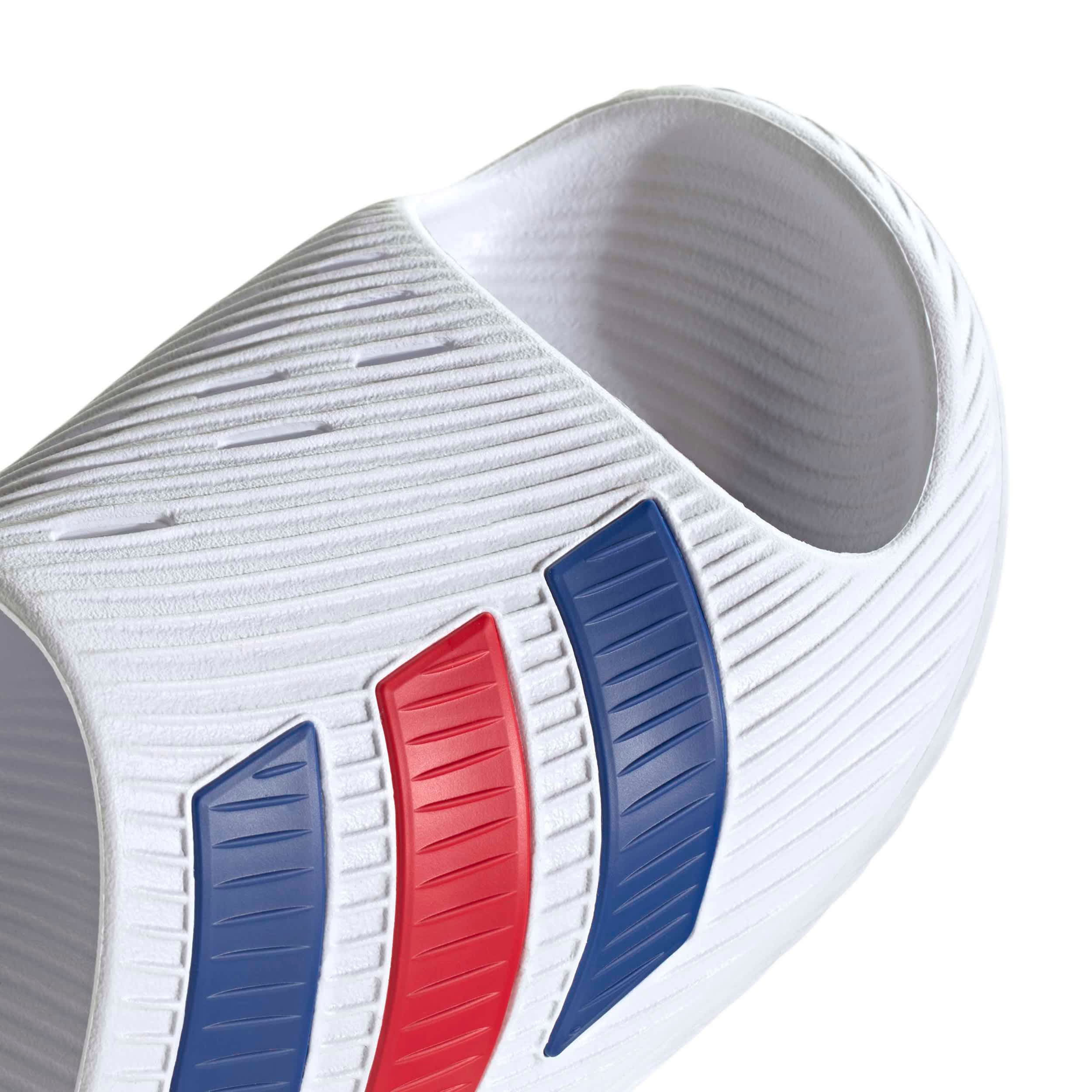 ADIDAS-MENS PURECHILL SLIDE SANDAL-WHITE & BLUE