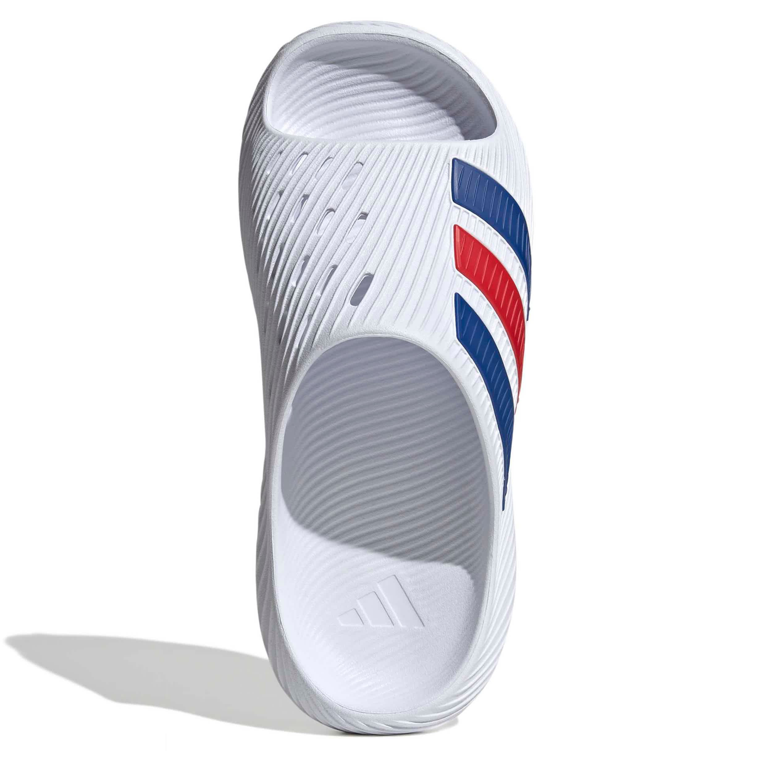 ADIDAS-MENS PURECHILL SLIDE SANDAL-WHITE & BLUE