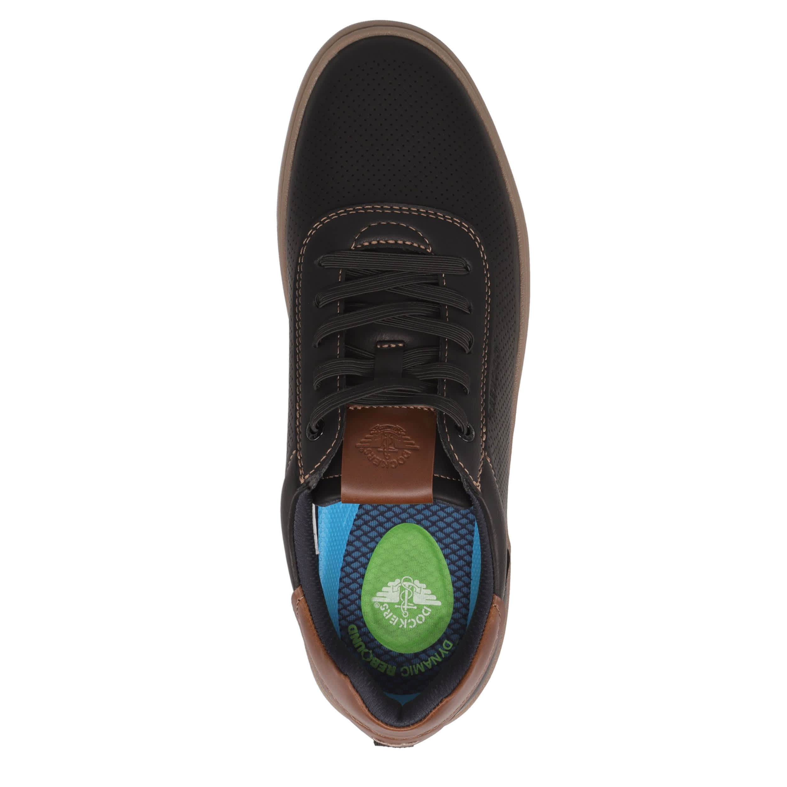 DOCKERS-MENS VORTEX SNEAKER-BLACK & 