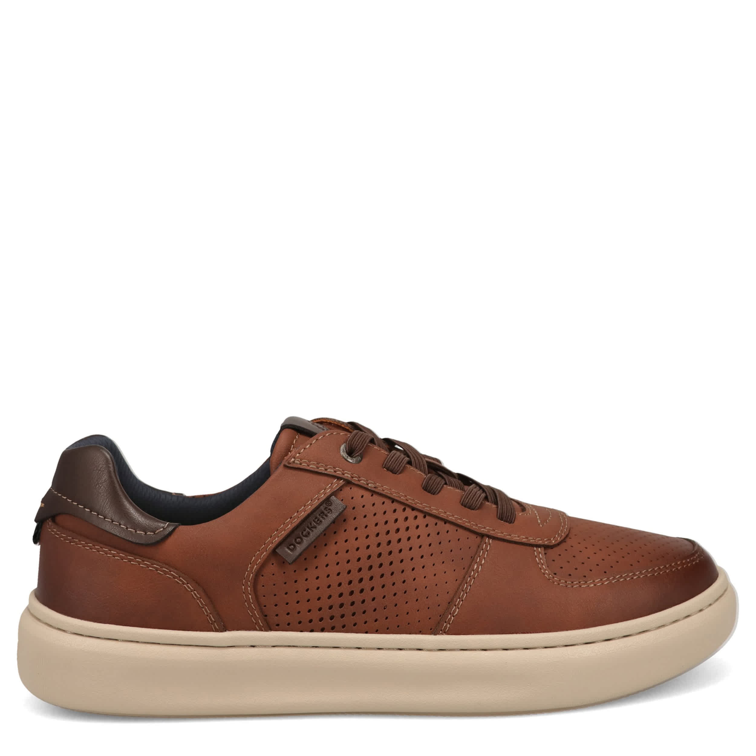 DOCKERS-MENS YOYAGE SNEAKER-DARK TAN & 
