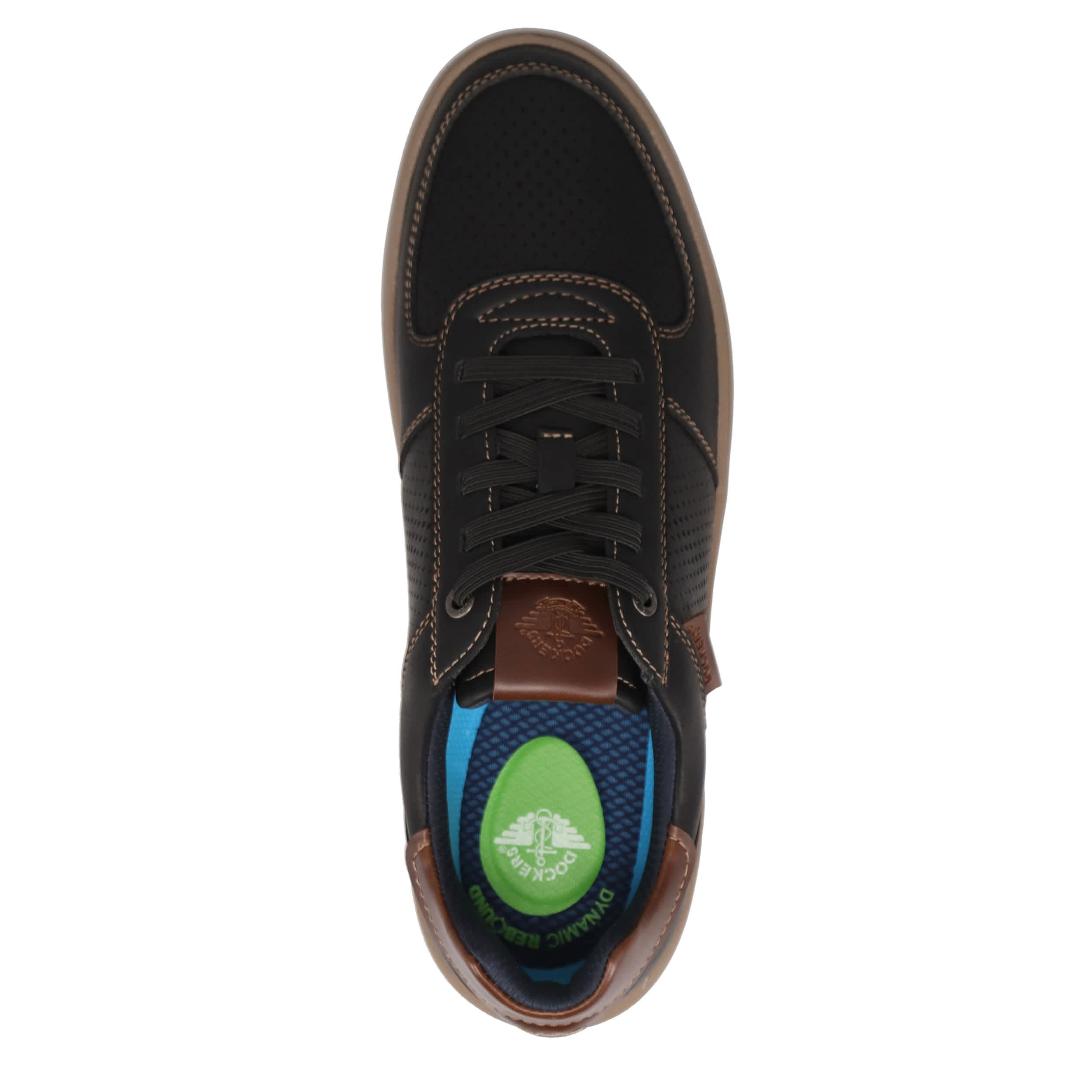 DOCKERS-MENS YOYAGE SNEAKER-BLACK & 