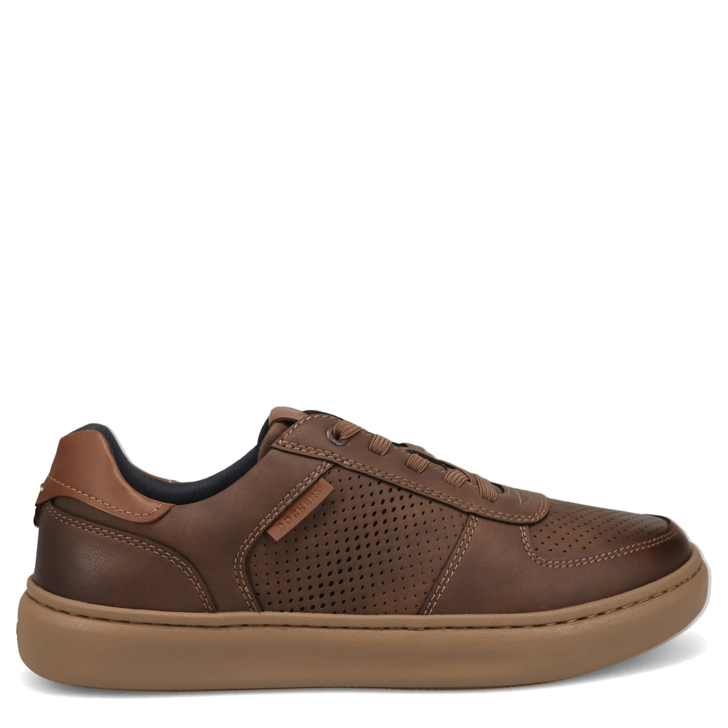 DOCKERS-MENS YOYAGE SNEAKER-DARK BROWN & 