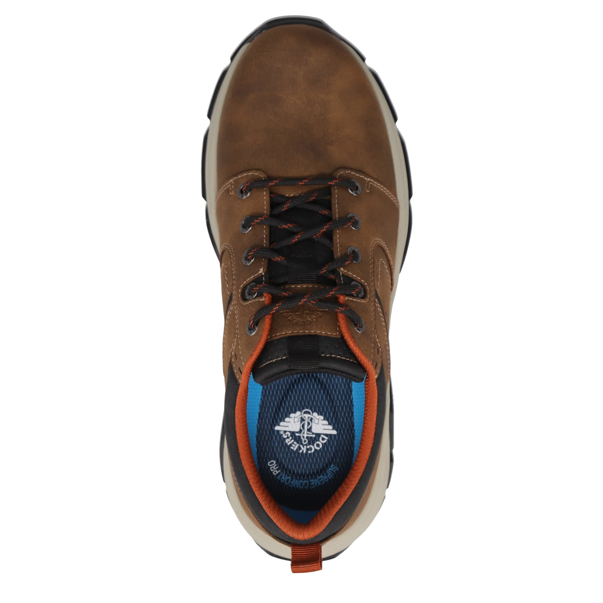 DOCKERS-MENS ROCKWELL SNEAKER-BROWN & 