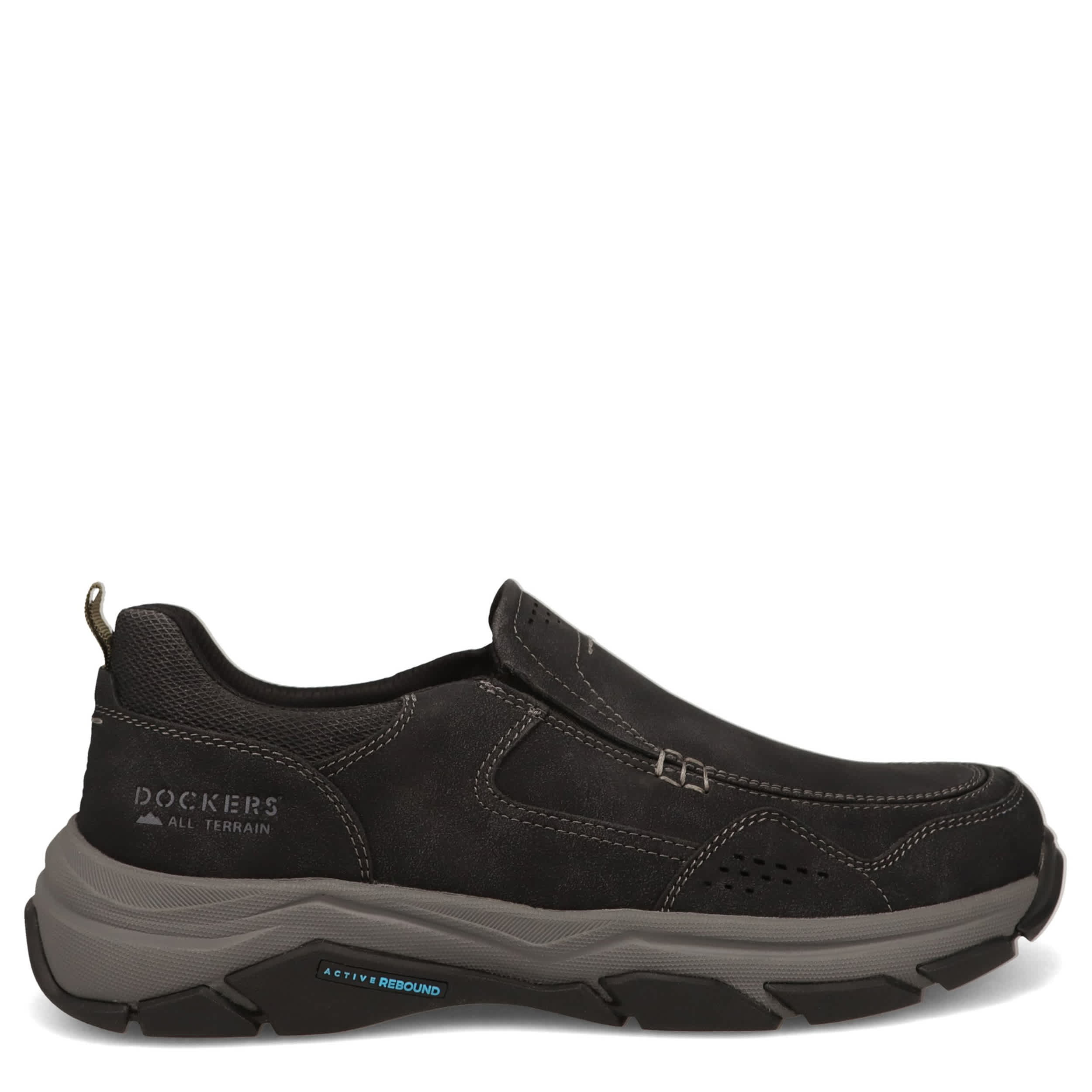DOCKERS-MENS RAWLINS SLIP ON SNEAKER-BLACK & 