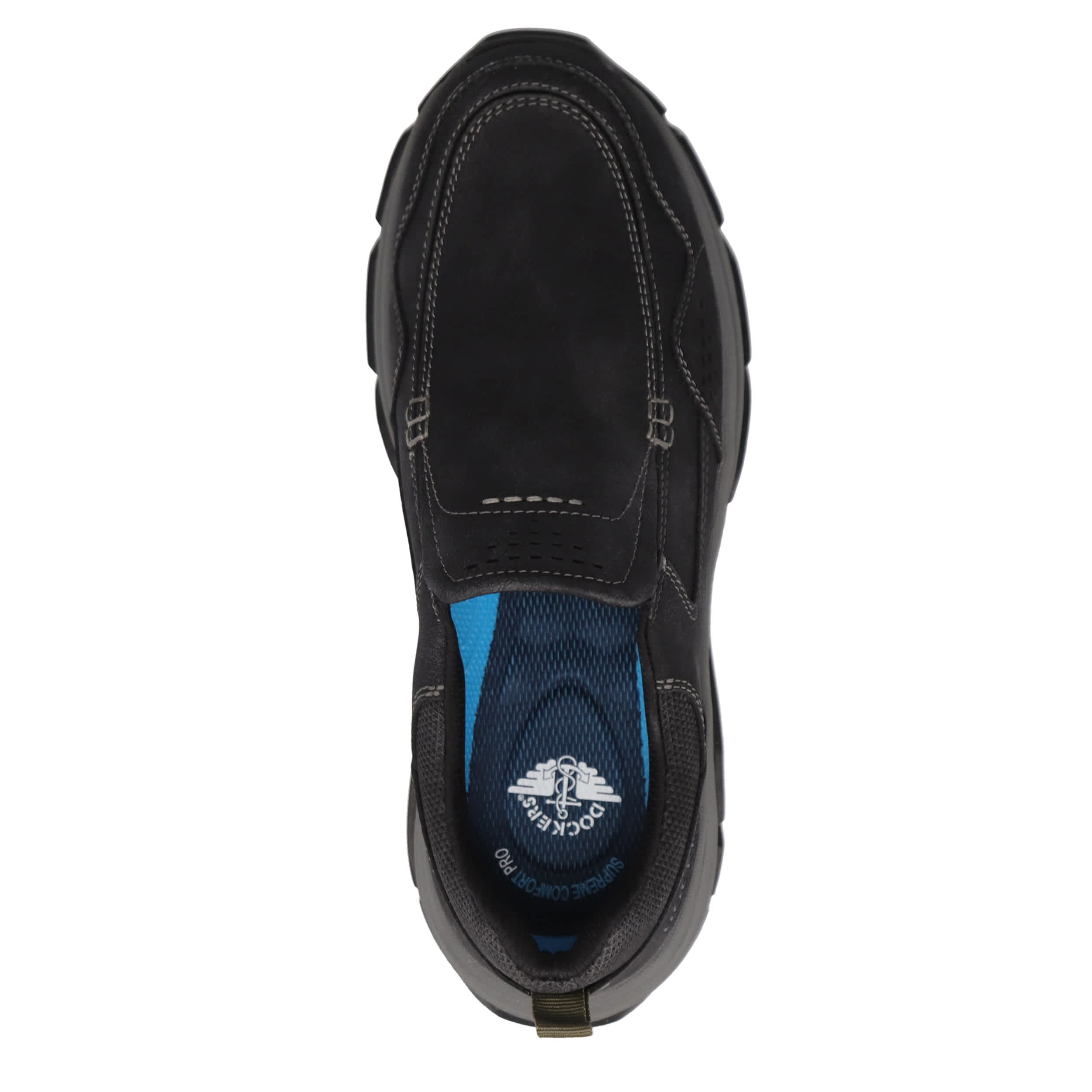 DOCKERS-MENS RAWLINS SLIP ON SNEAKER-BLACK & 