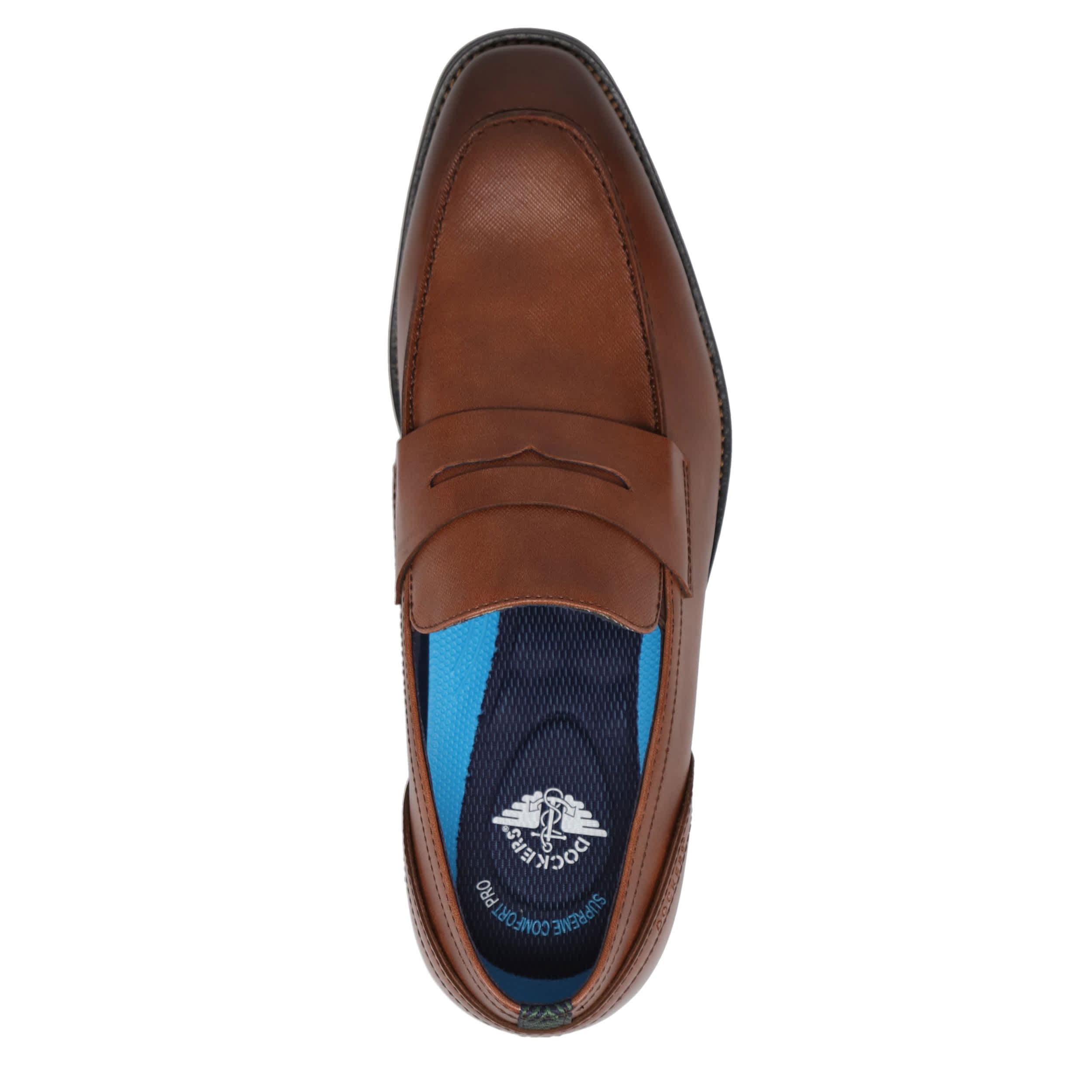 DOCKERS-MENS BLAIR PENNY LOAFER-COGNAC & 