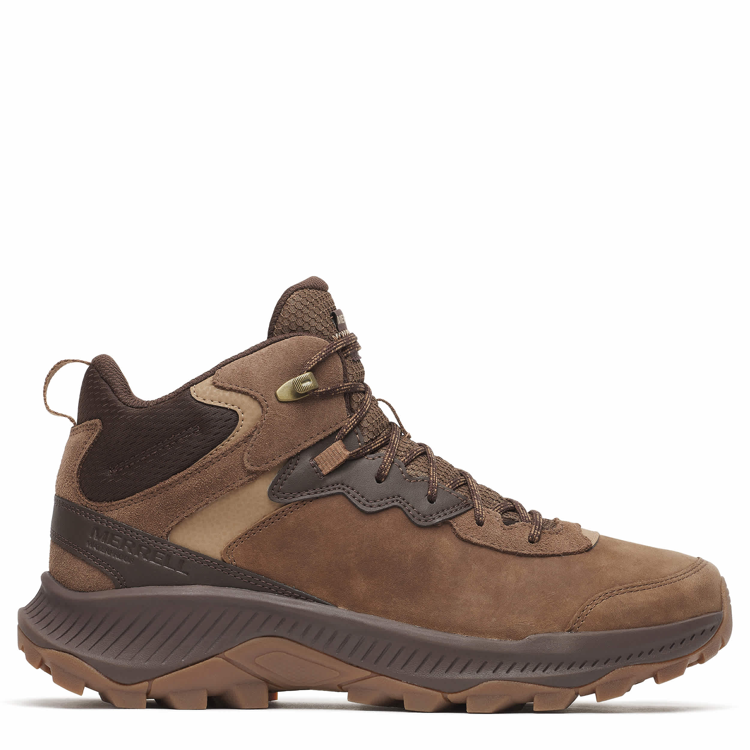 MERRELL-MENS SPEED STRIKE 2 LTR MID WATERPROOF HIKING BOOT-BROWN & 